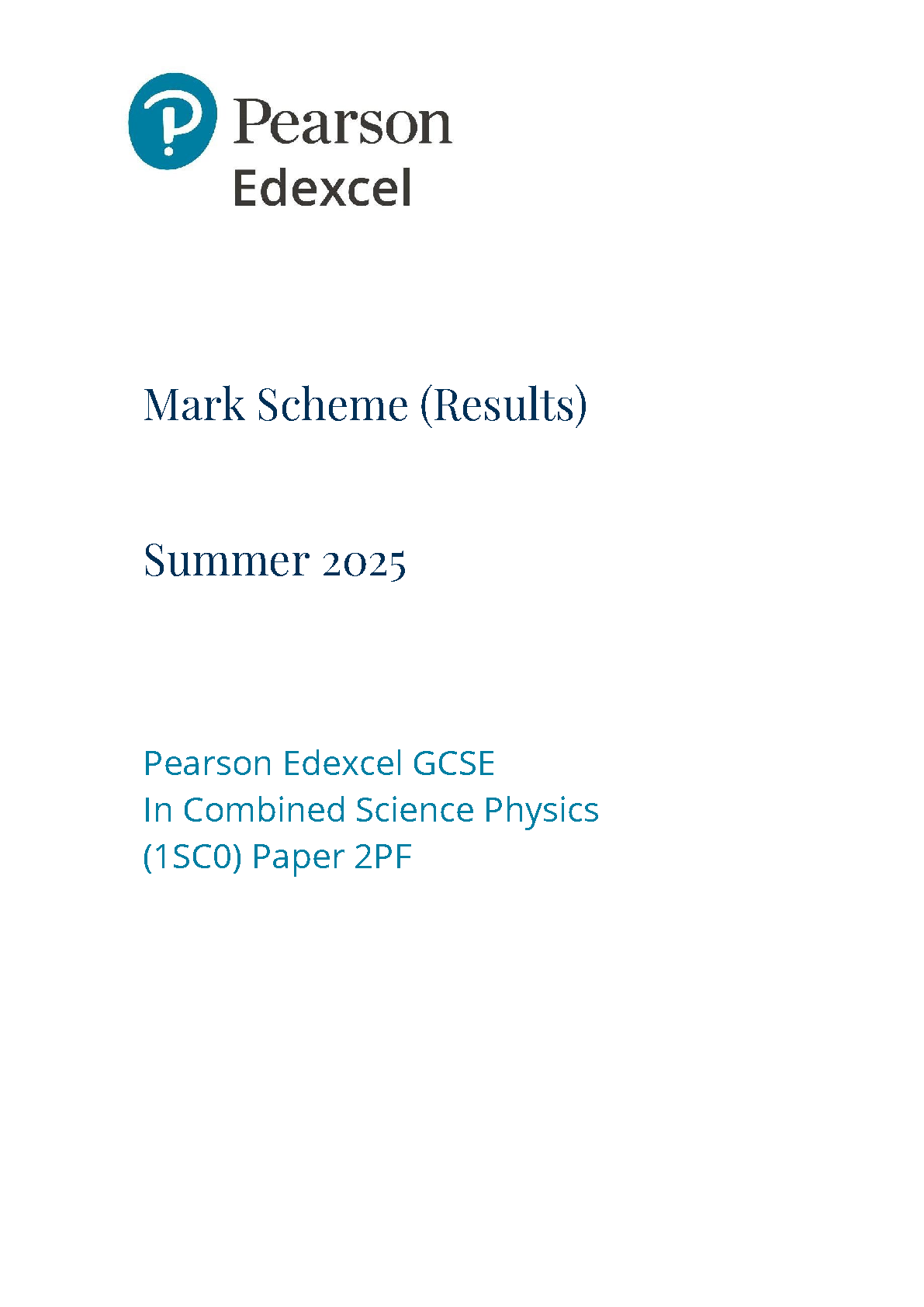 Pearson Edexcel GCSE Combined Science Paper 6  2025 MS IMG-1