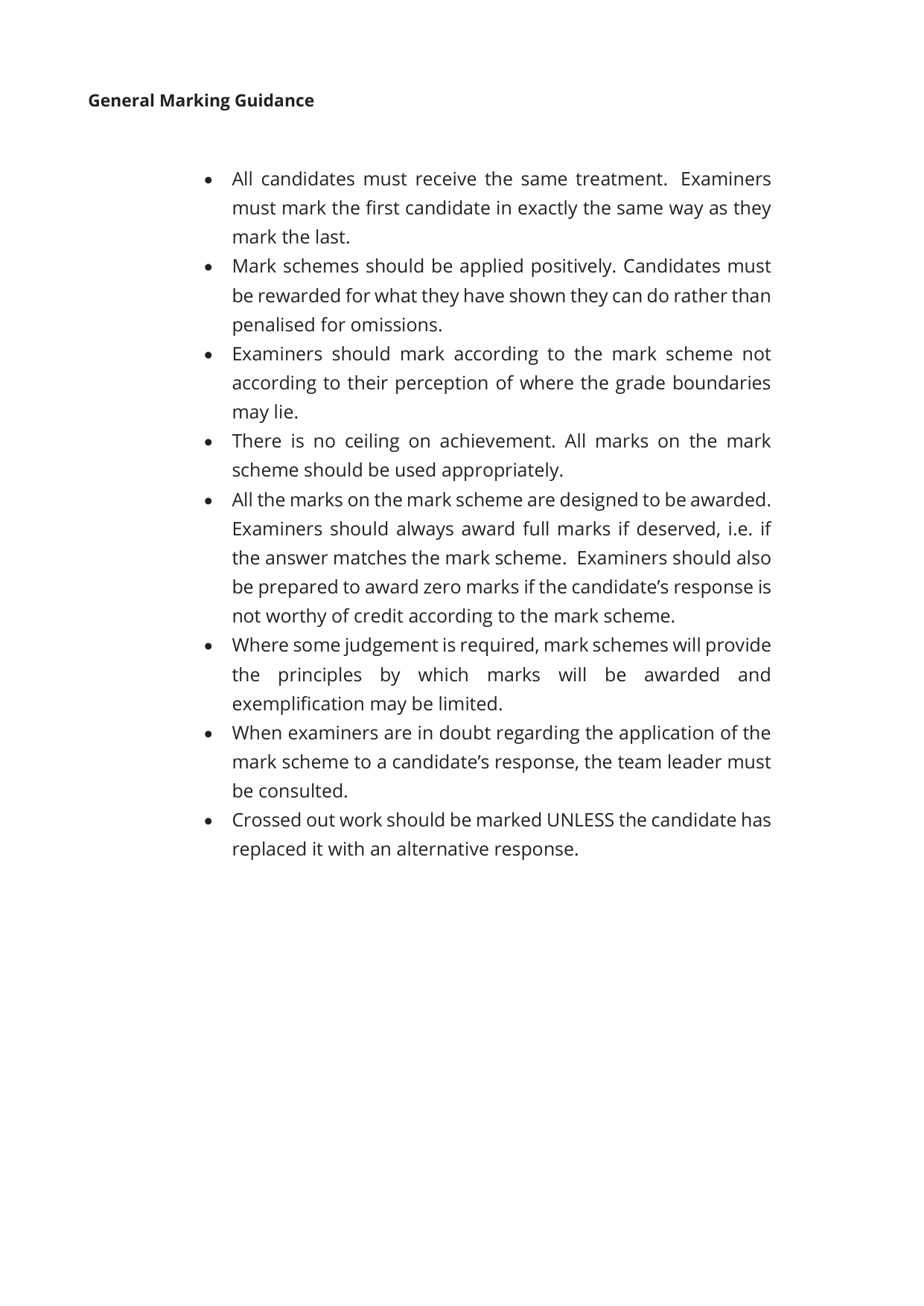 Pearson Edexcel A Level Politics 2025 Paper 3A Mark Scheme IMG-3