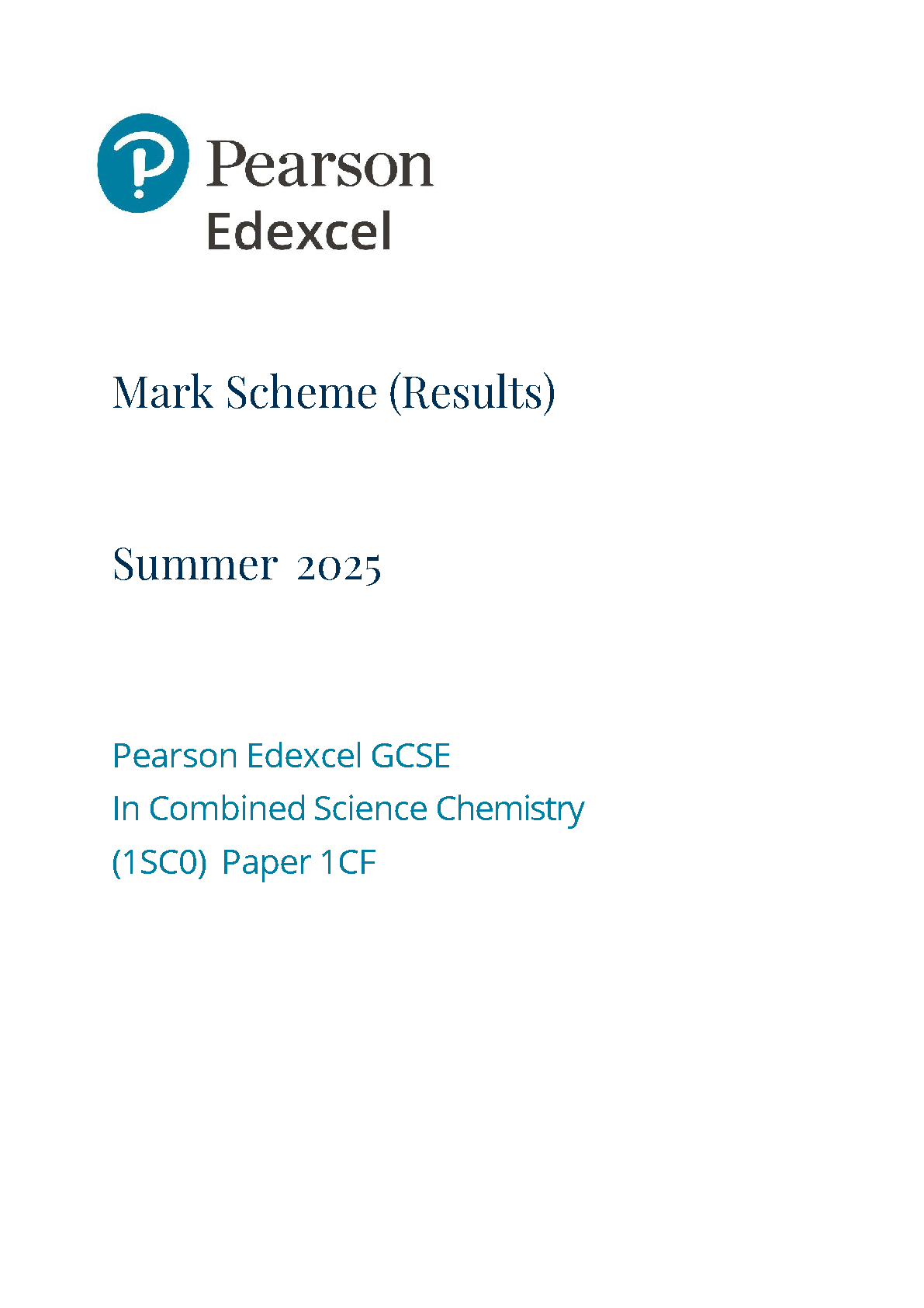 Pearson Edexcel GCSE Combined Science 2025 Paper 2 MS IMG-1