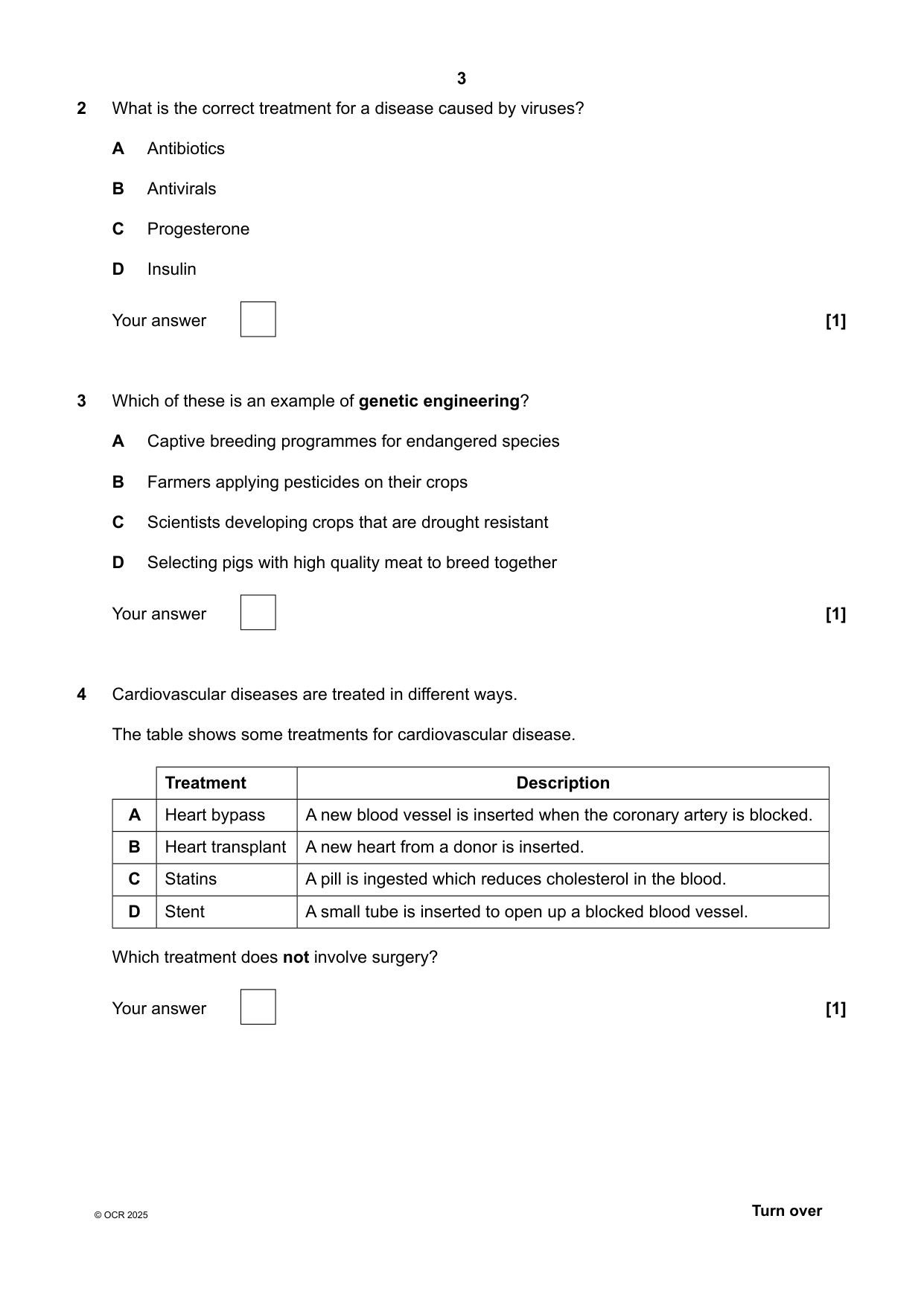 OCR GCSE Biology Combined Science A Paper 2 2025 QP IMG-3