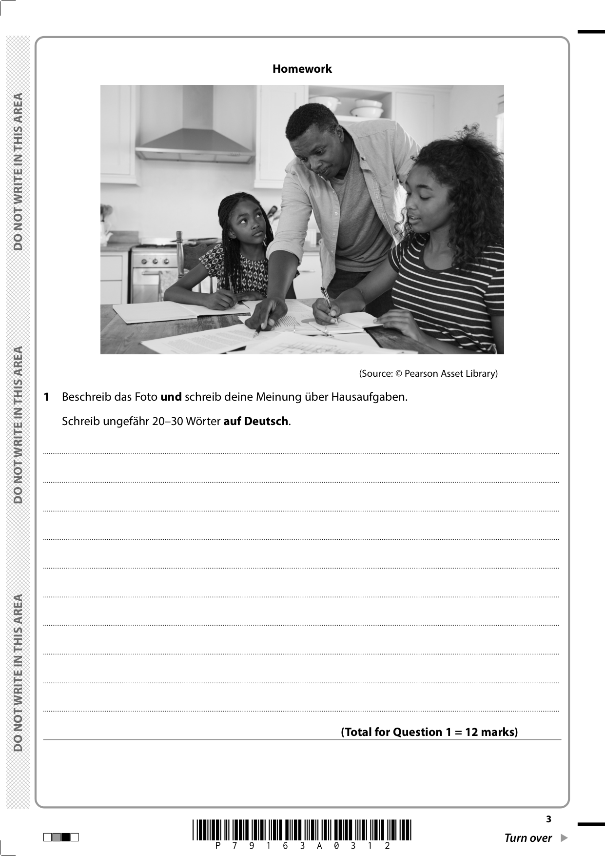 Pearson Edexcel GCSE German Paper 4H 2025 Question Paper PDF IMG-3
