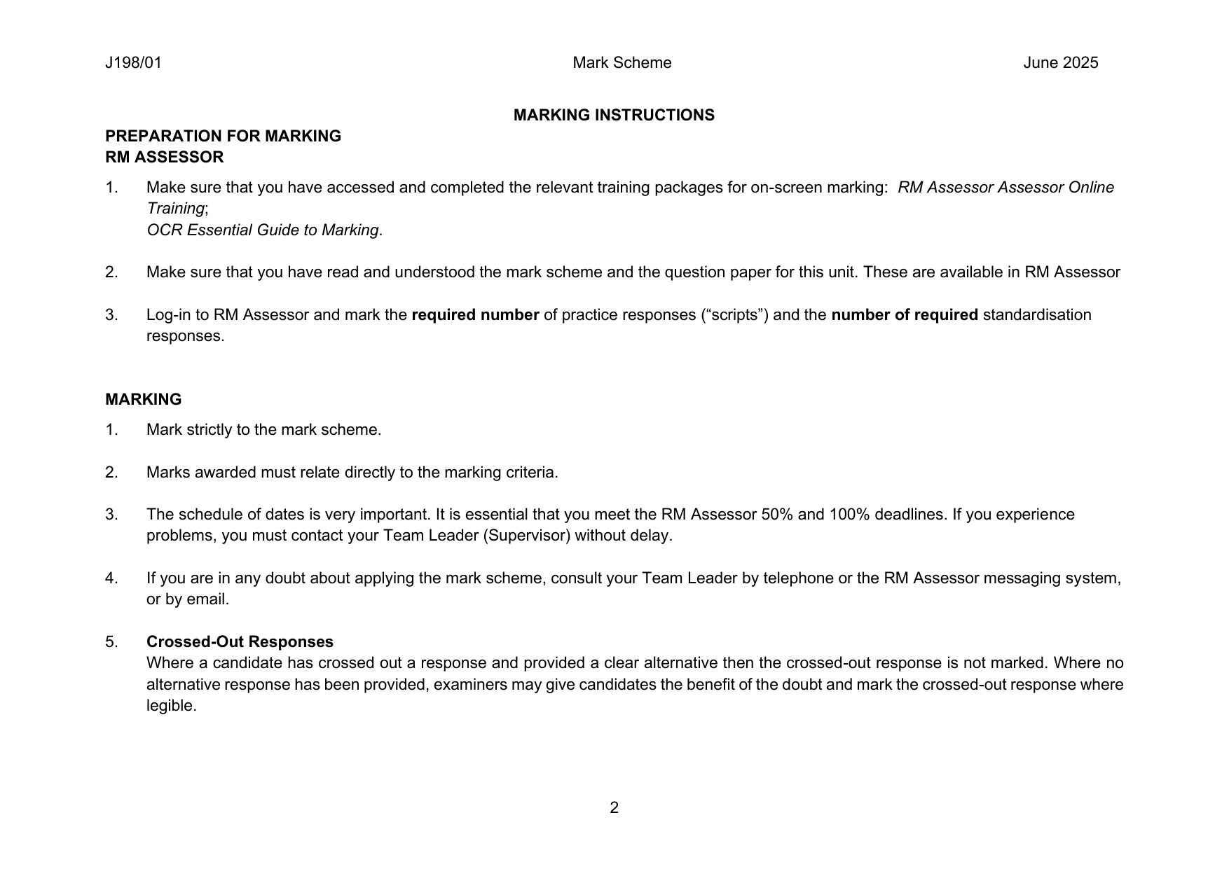 OCR GCSE Ancient History Paper 1 2025 Mark Scheme IMG-3