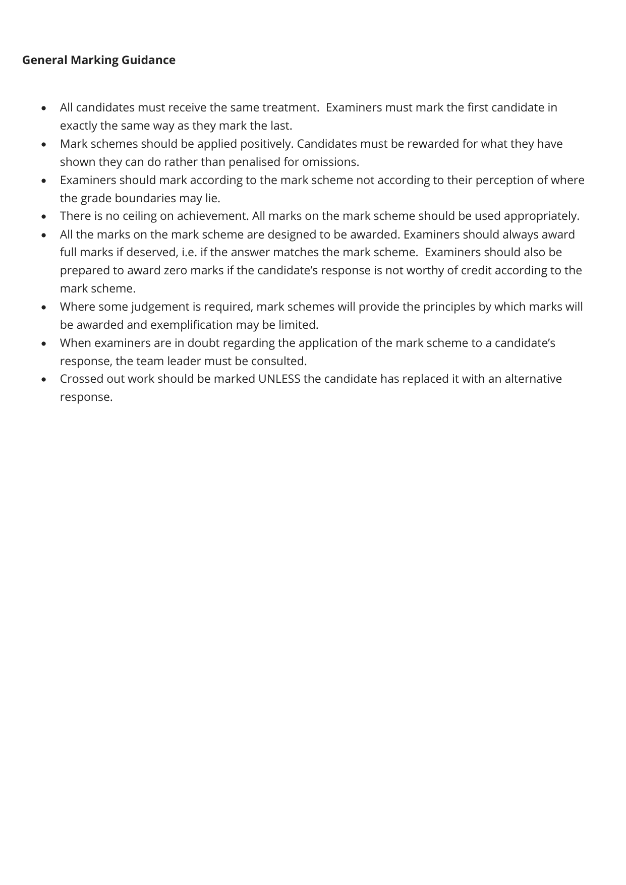 Pearson Edexcel GCSE French Paper 1 2025 Mark Scheme PDF IMG-3