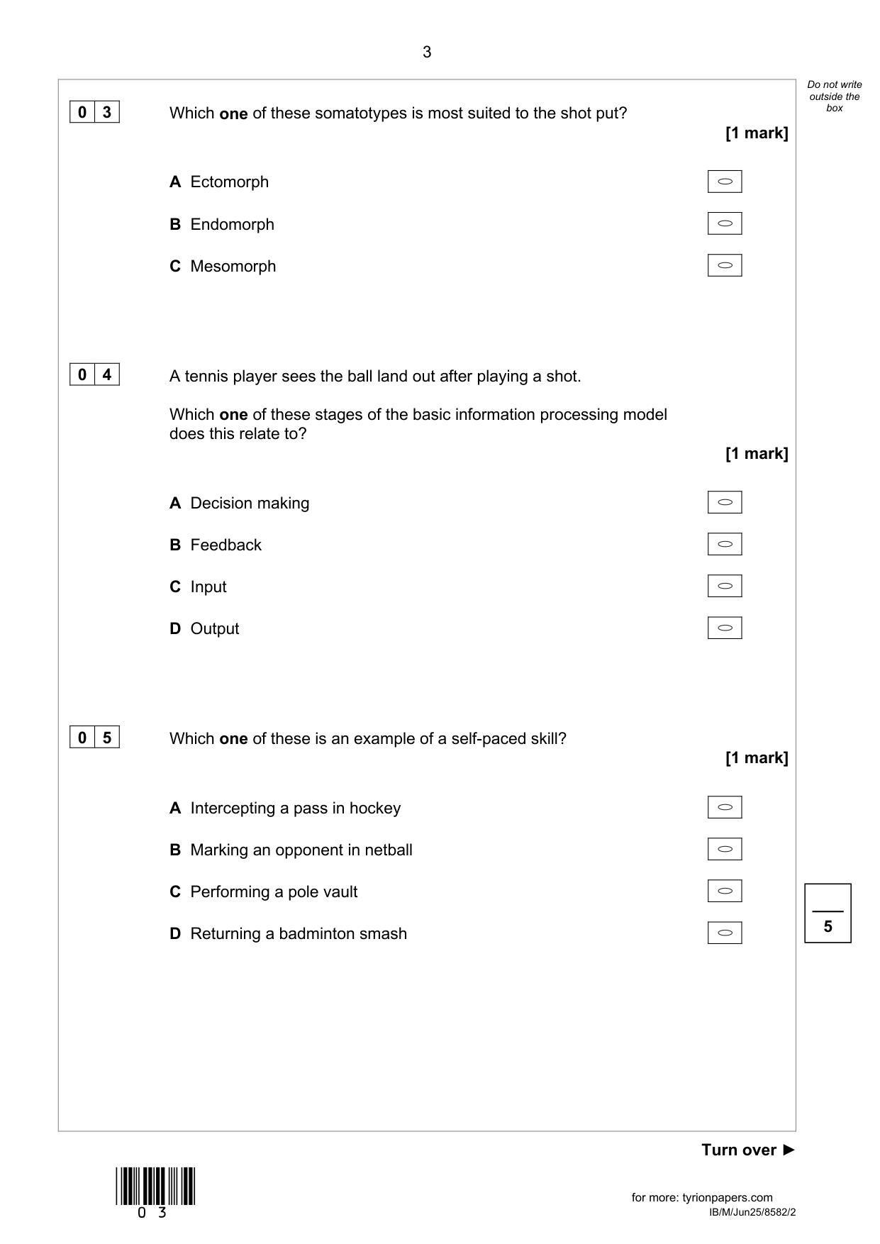 AQA GCSE Physical Education Paper 2 2025 QP PDF IMG-3
