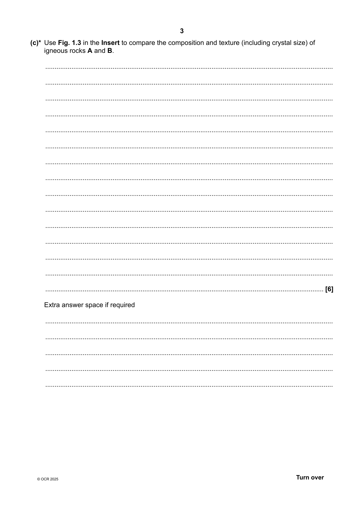 OCR A Level Geology Paper 3 2025 Question Paper IMG-3