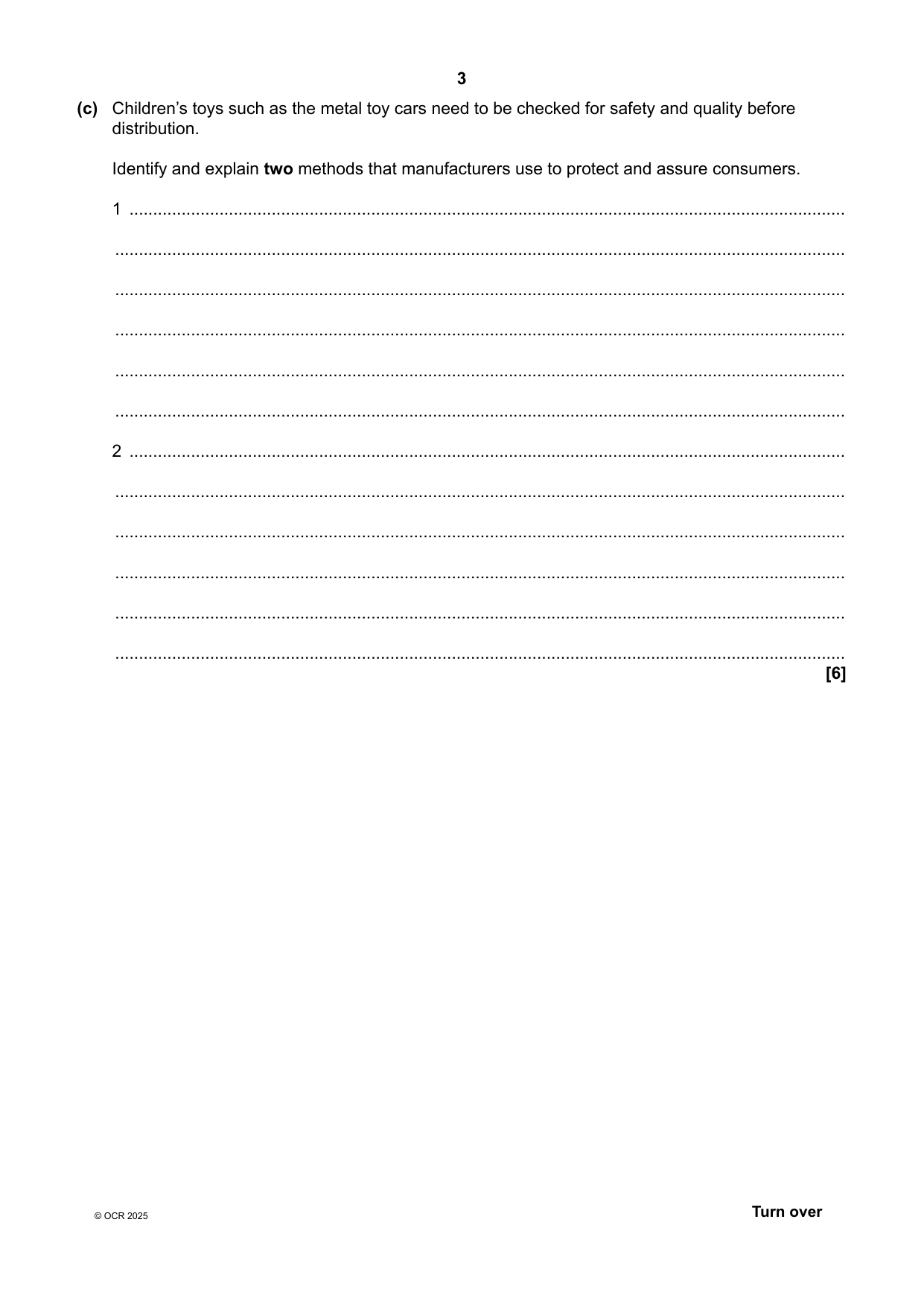 OCR A Level Product Design Paper 1 Question Paper IMG-3