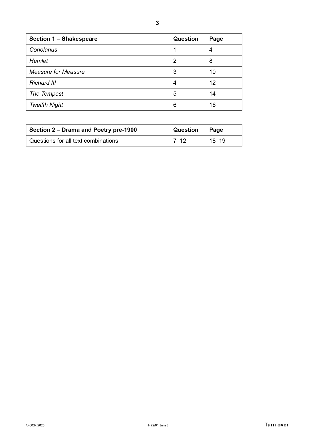 OCR A Level English Literature Paper 1 2025 Question Paper IMG-3