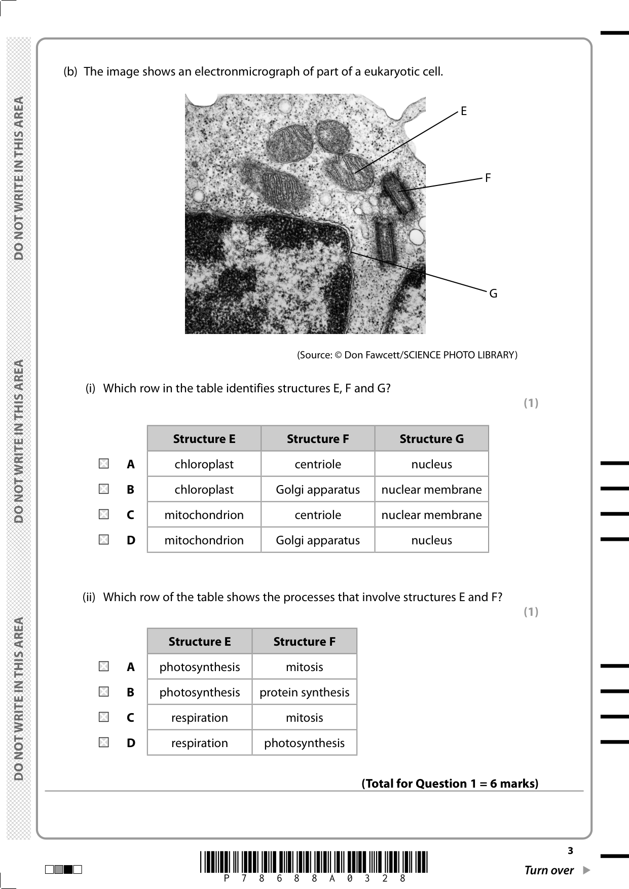 Pearson Edexcel AS Biology  Paper 2 2025 Question Paper IMG-3