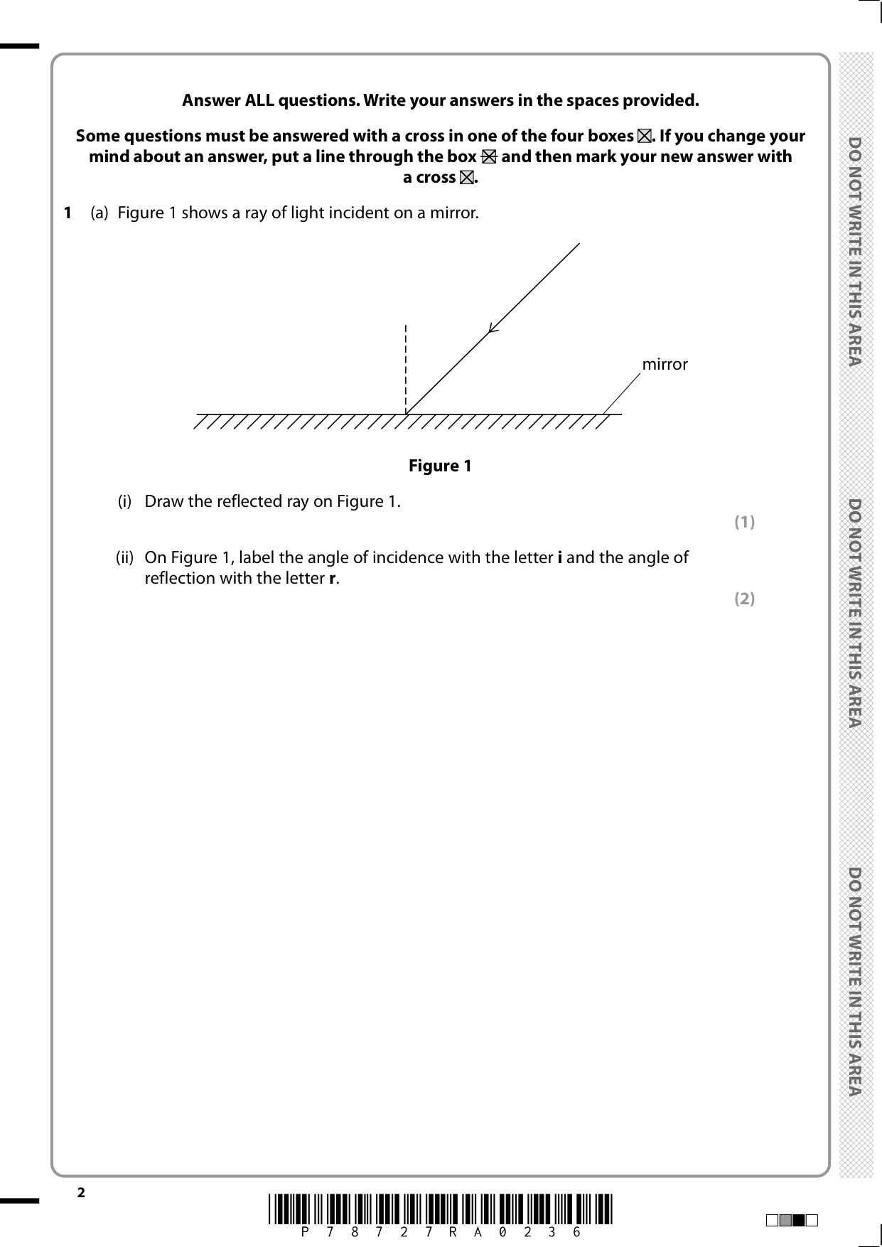 Pearson Edexcel GCSE Physics Paper 1F 2025 Question Paper