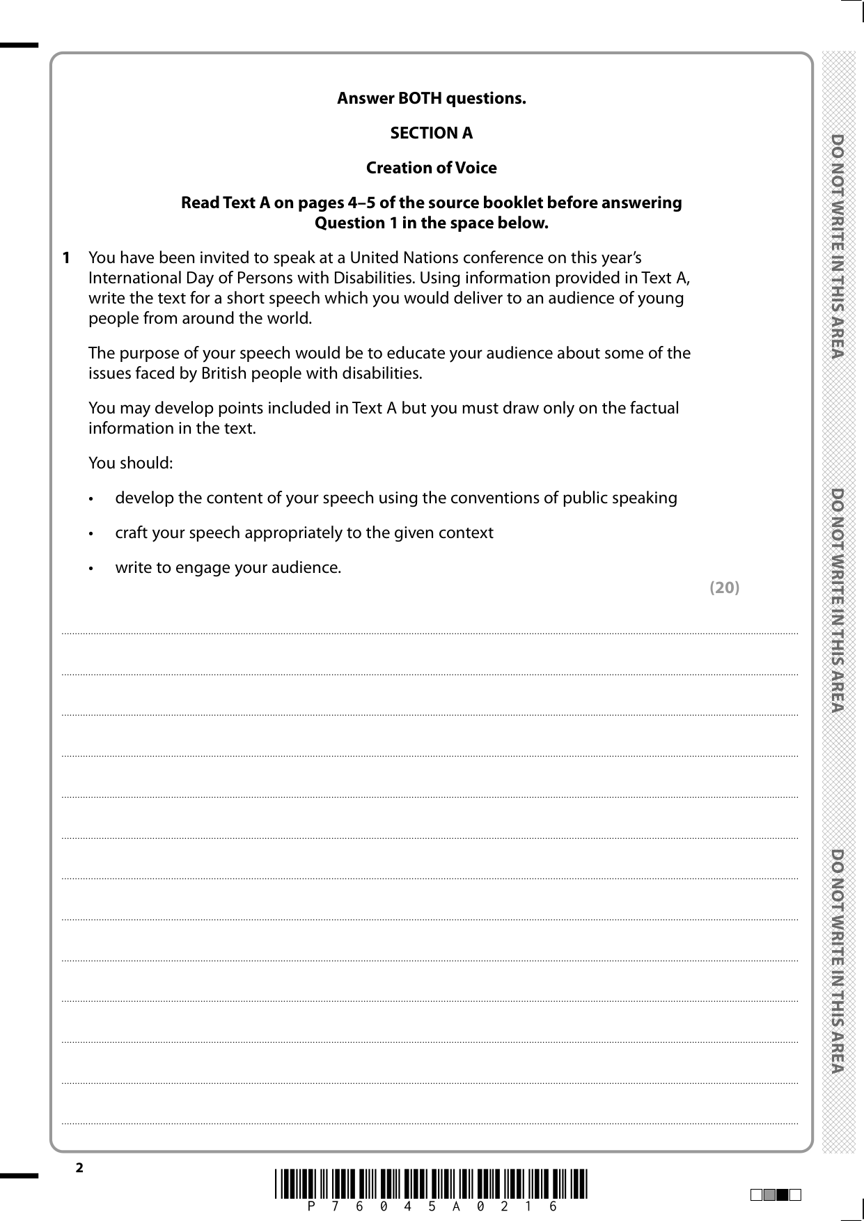 Pearson Edexcel AS English Language and Literature Paper 1