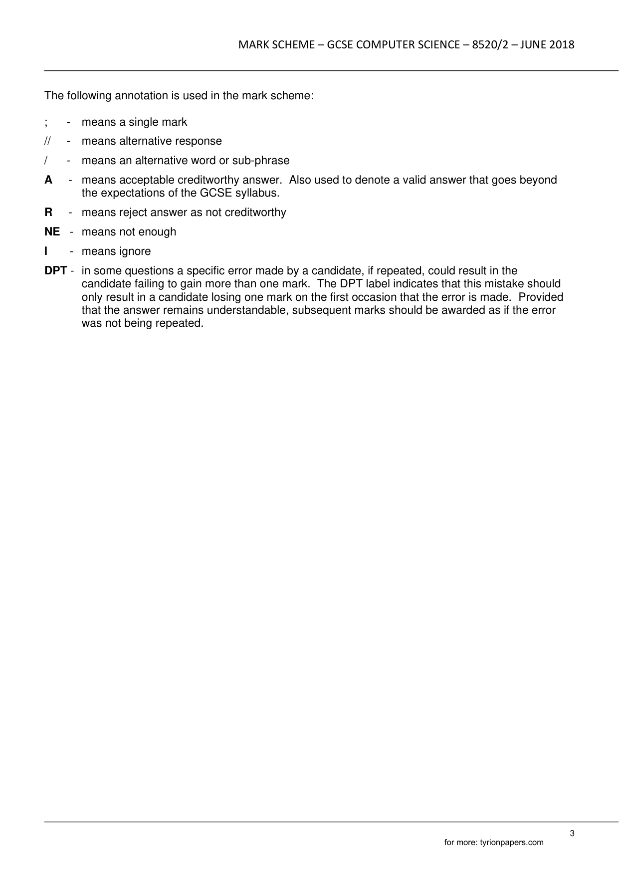 AQA GCSE Computer Science Paper 2 2025 Mark Scheme IMG-3