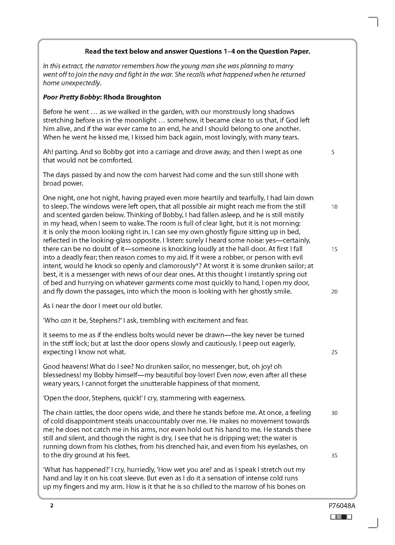 Pearson Edexcel GCSE English Language Paper 1 2025 QP PDF IMG-1