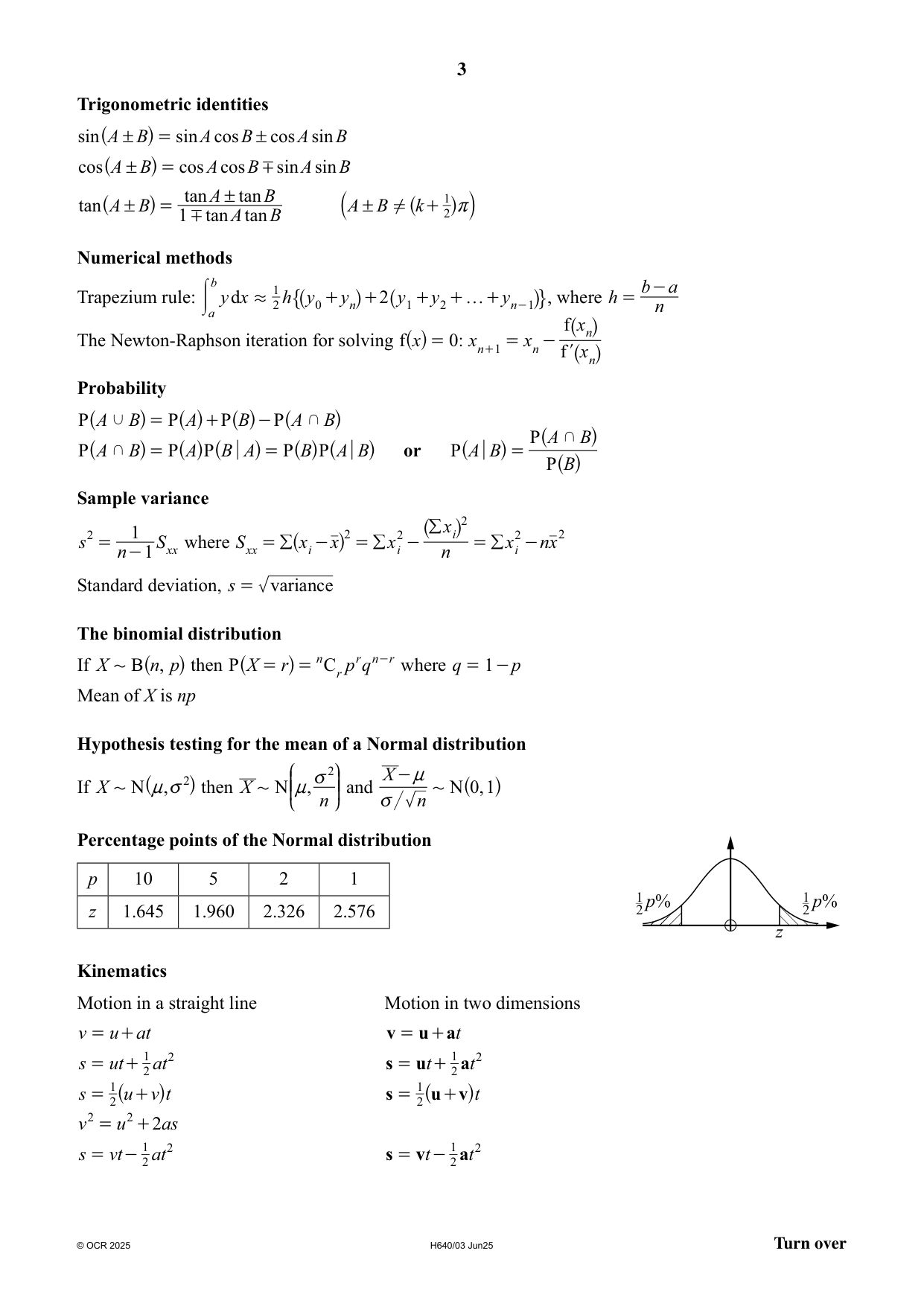 OCR A Level Mathematics B MEI Paper 3 2025 Question Paper IMG-3