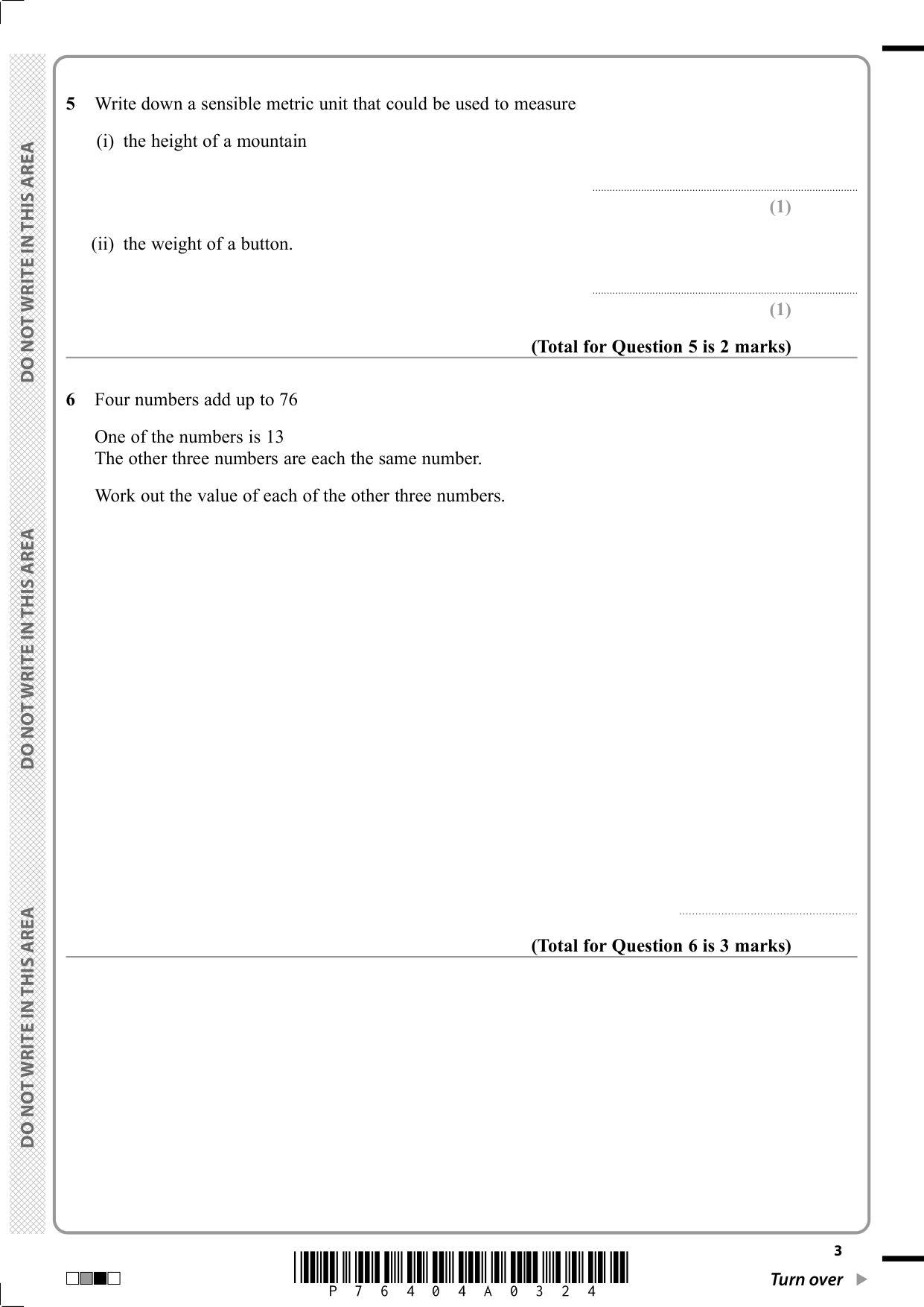 Pearson Edexcel GCSE Maths Paper 2f 2025 Question Paper PDF IMG-3