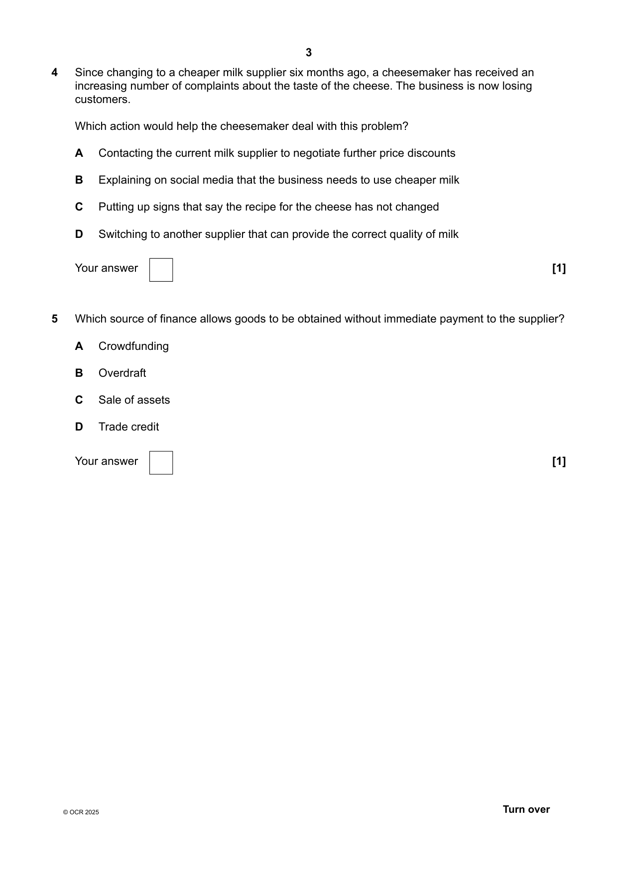 OCR GCSE Business Paper 2 2025 Question Paper IMG-3