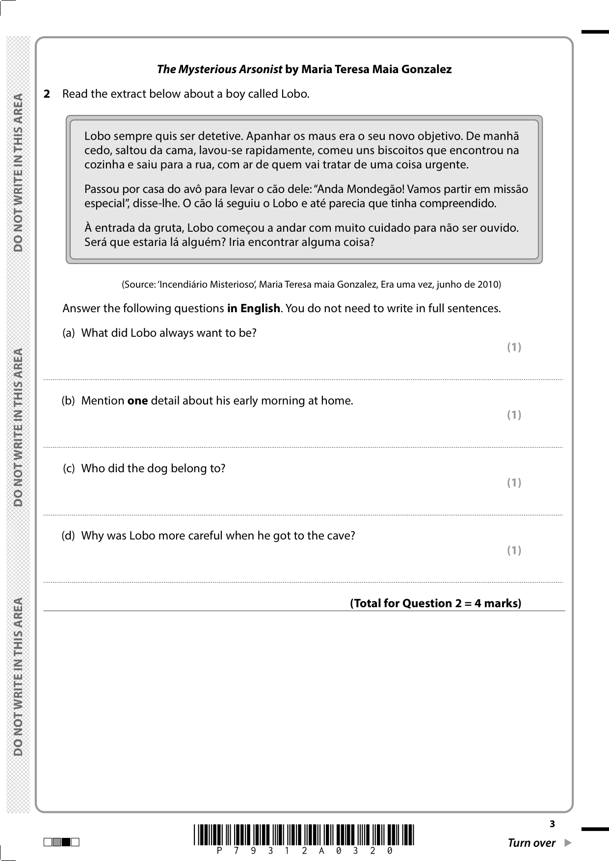 Pearson Edexcel GCSE Portuguese Paper 3h 2025 Question Paper IMG-3