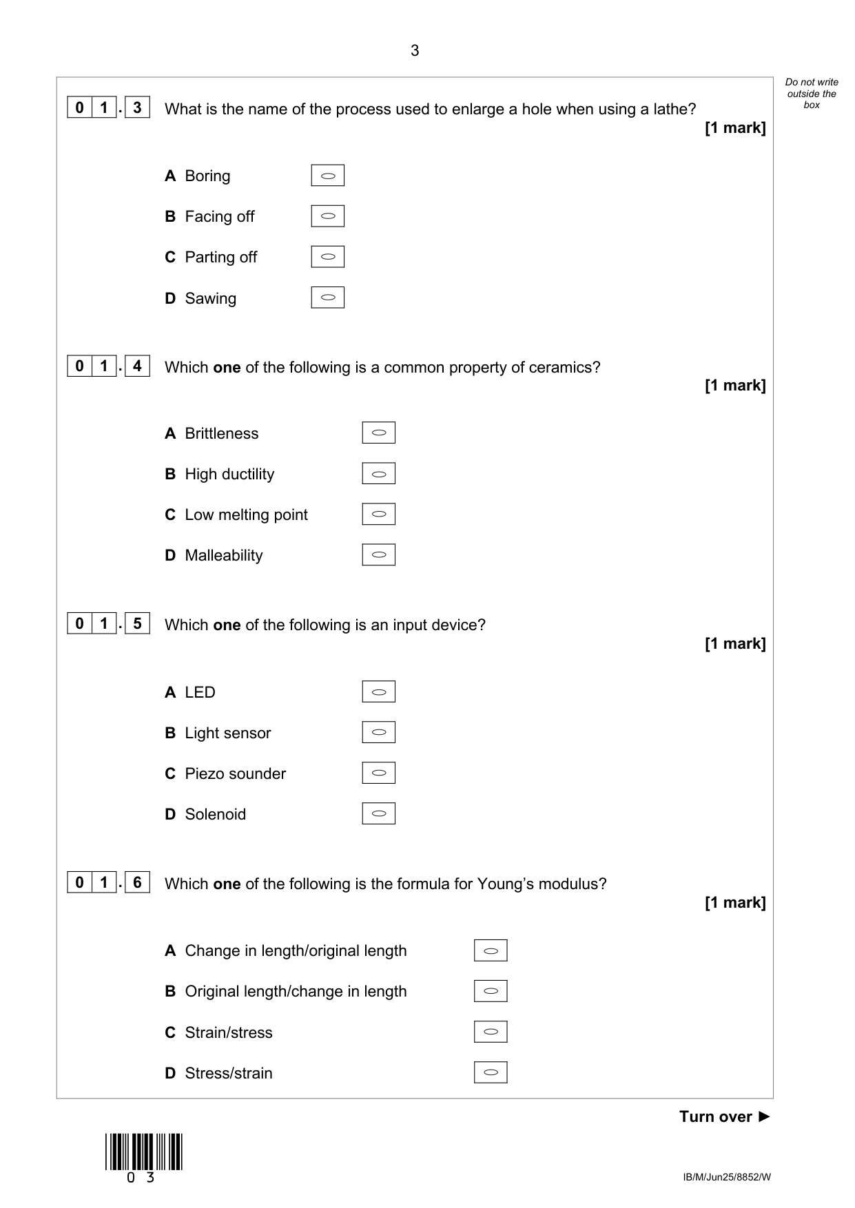 AQA GCSE Engineering Unit 1 2025 QP PDF IMG-3