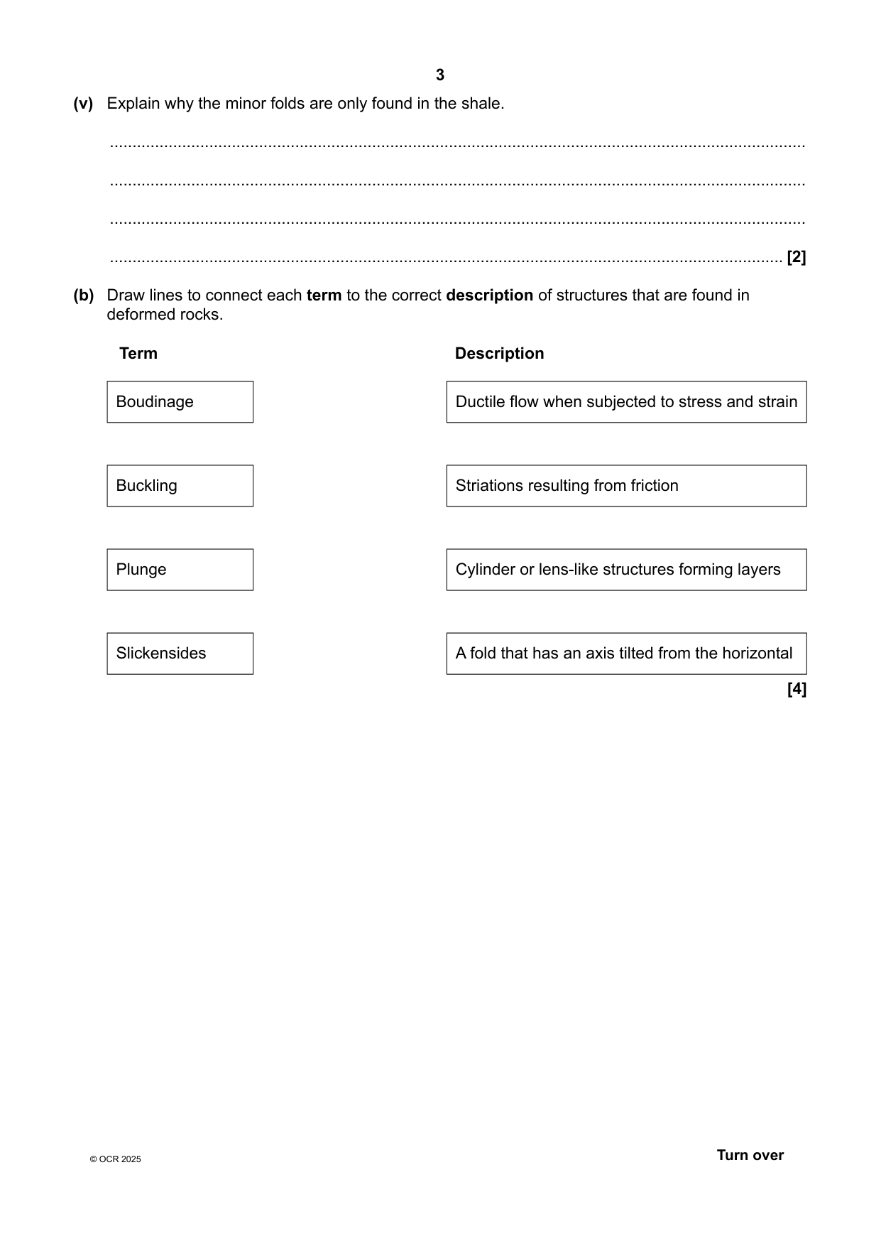 OCR A Level Geology Paper 2 2025 Question Paper IMG-3