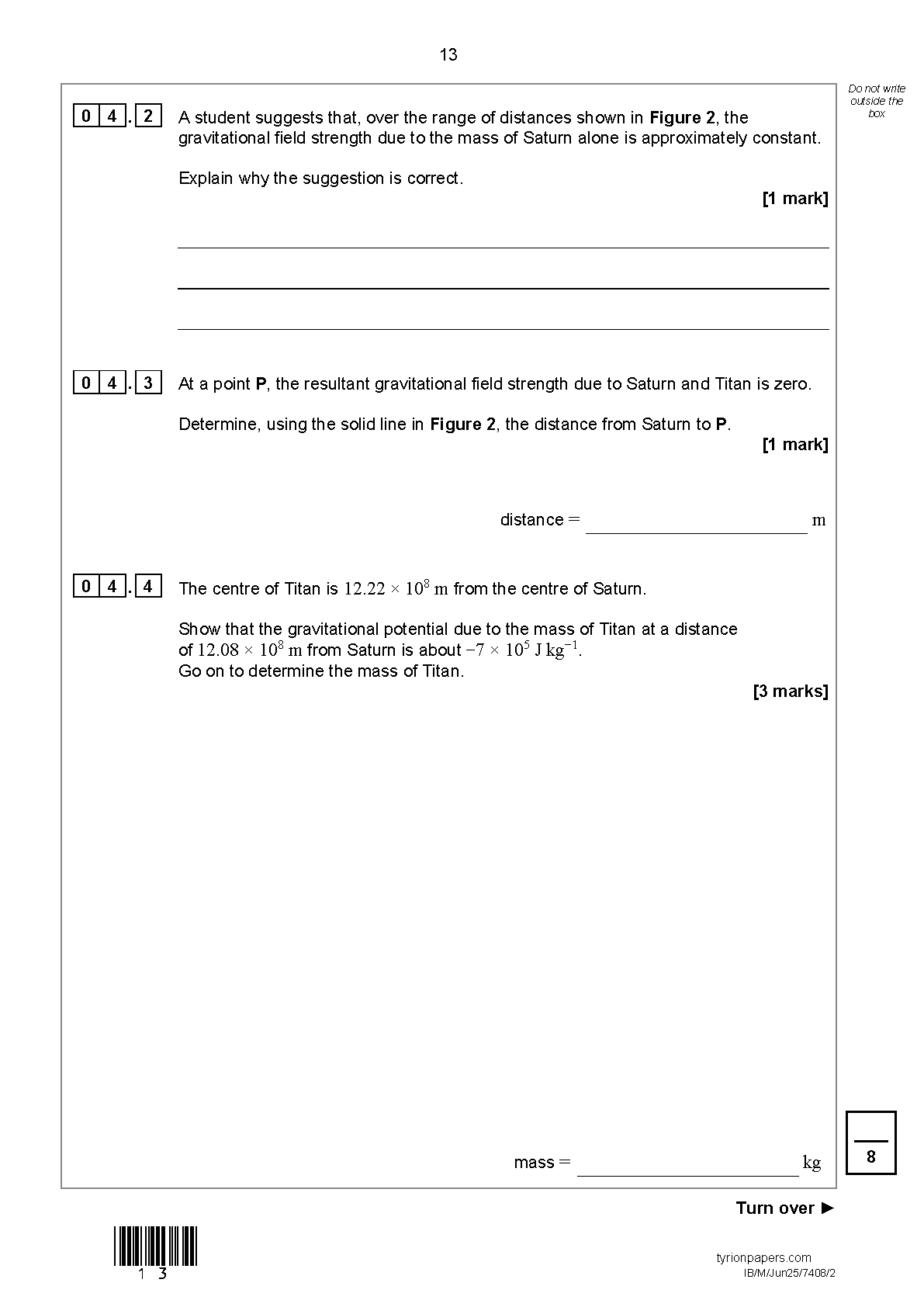 AQA A Level Physics Paper 2 2025 Question Paper IMG-1