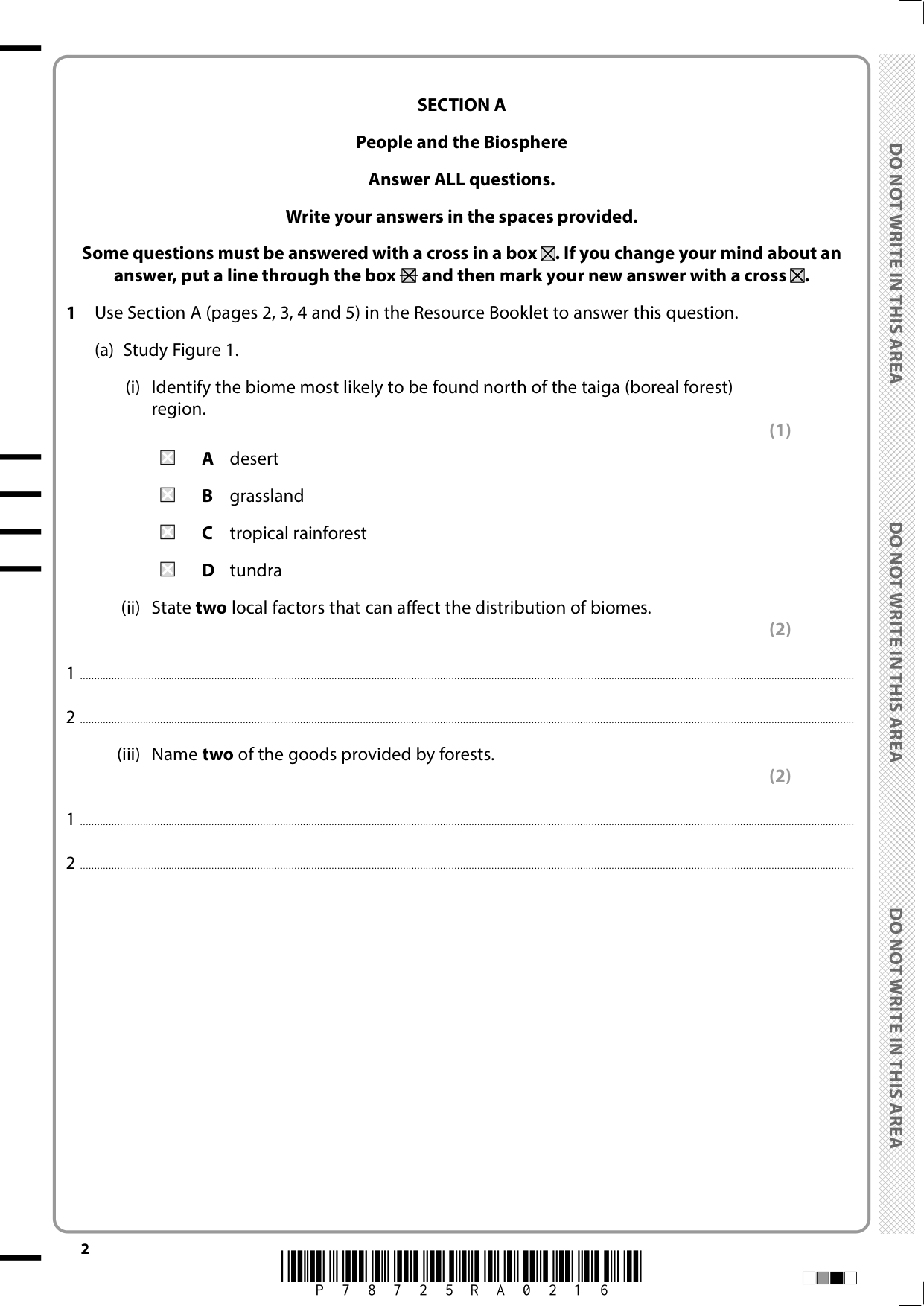 Pearson Edexcel GCSE Geography B Paper 3 2025 Paper PDF