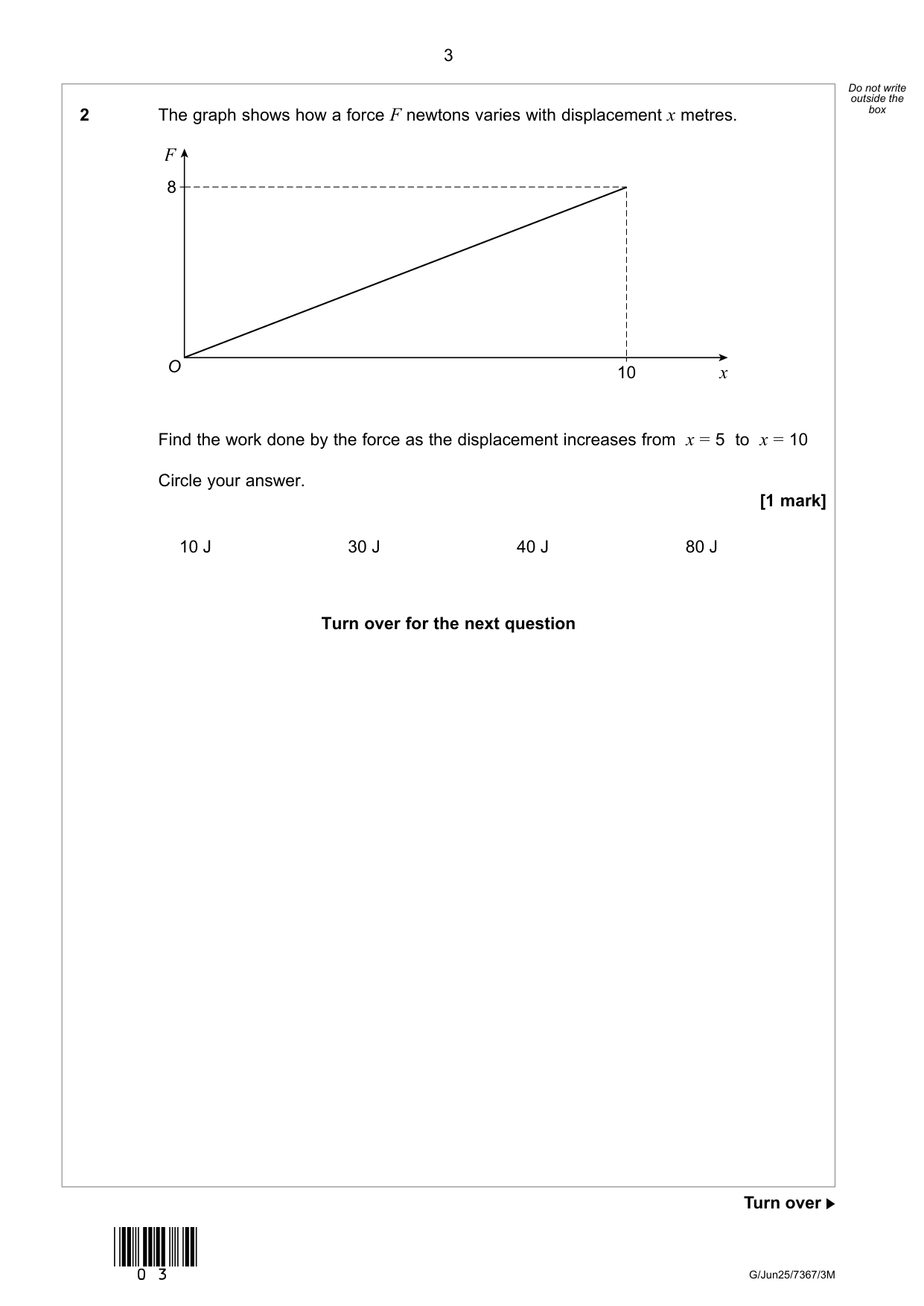 AQA Further Mathematics Paper 3M 2025 Question Paper PDF IMG-3