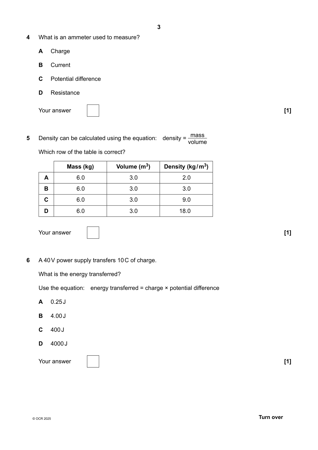 OCR GCSE Combined Science A Physics Paper 5 2025 QP IMG-3