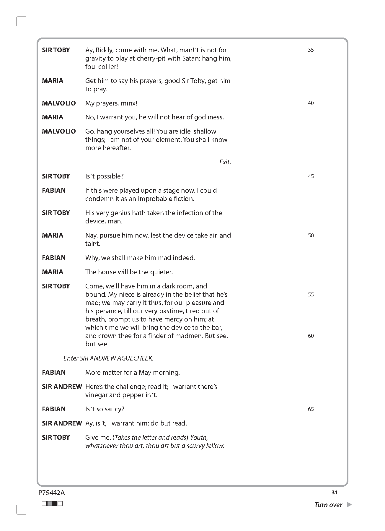 Pearson Edexcel GCSE Drama 2025 Paper 3A Question Paper IMG-1