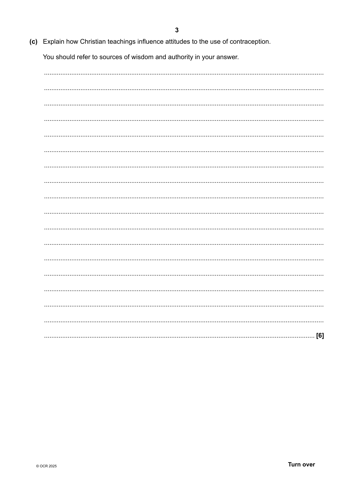 OCR GCSE Religious Studies Paper 6 2025 QP PDF IMG-3