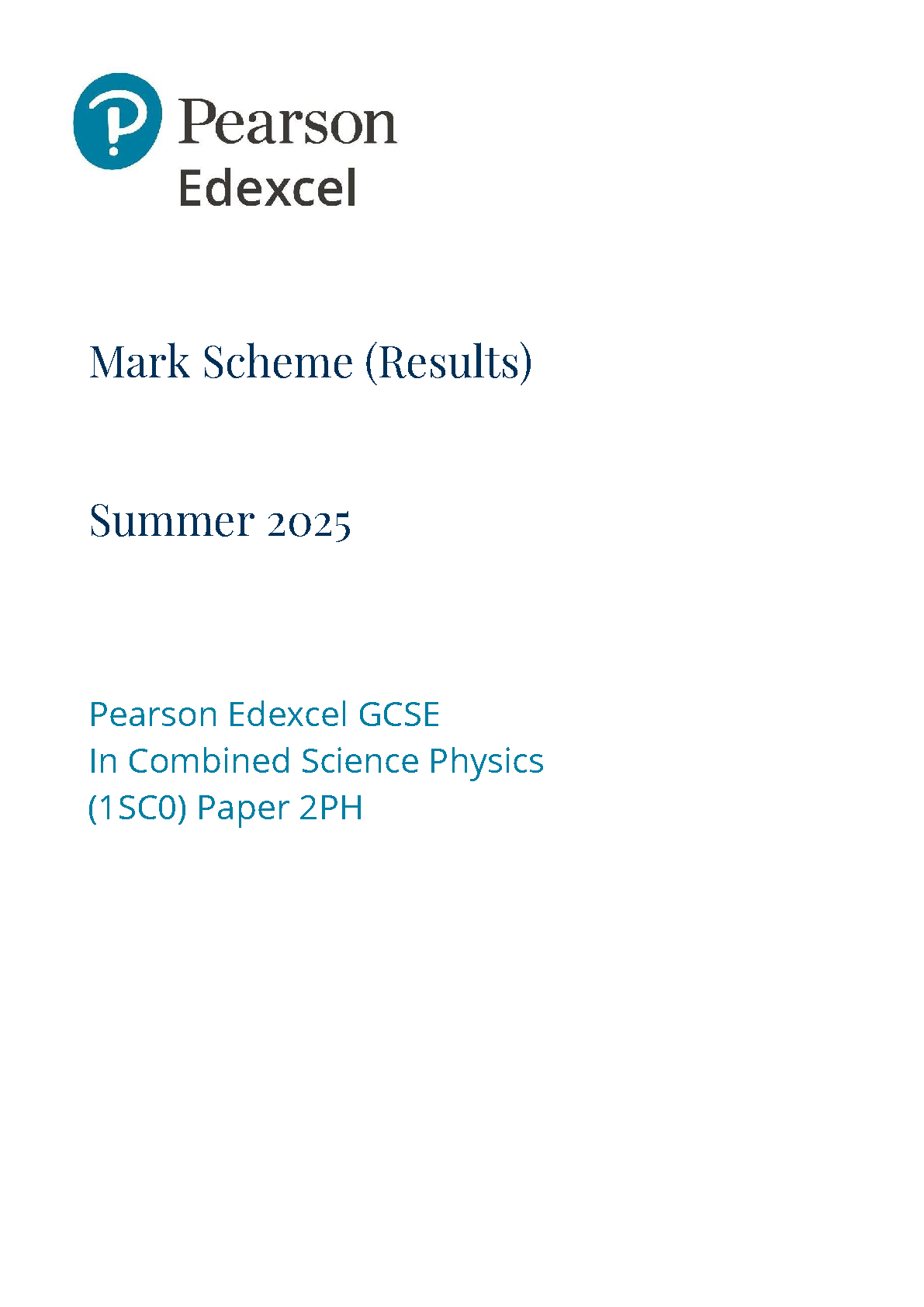 Pearson Edexcel GCSE Combined Science Paper 6 Higher 2025 MS IMG-1