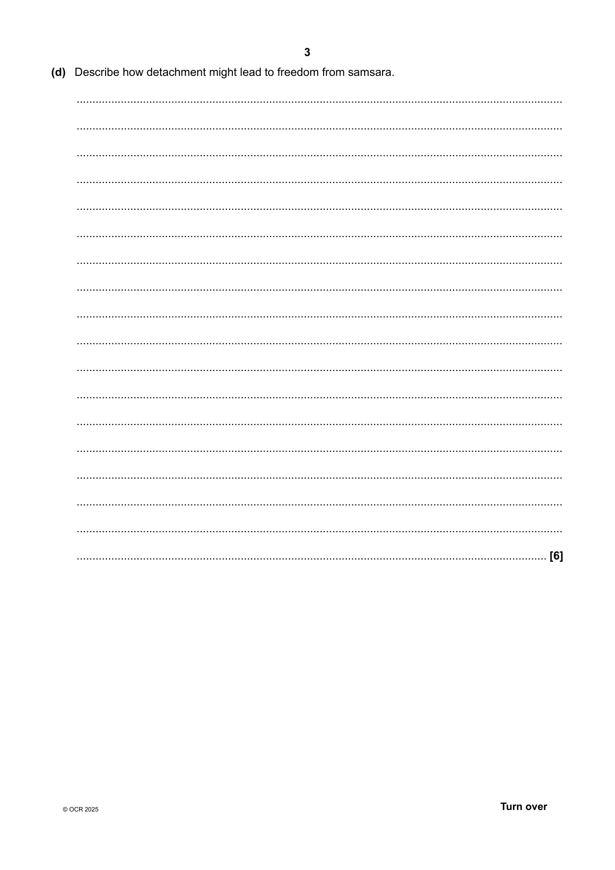 OCR GCSE Religious Studies Paper 5 2025 Question Paper PDF IMG-3