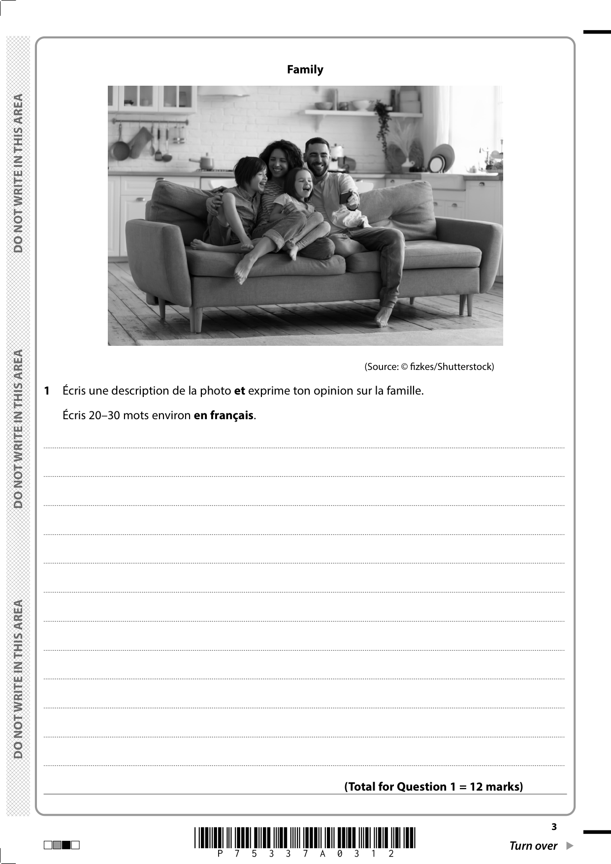 Pearson Edexcel GCSE French Paper 4F 2025 Writing Paper PDF IMG-3