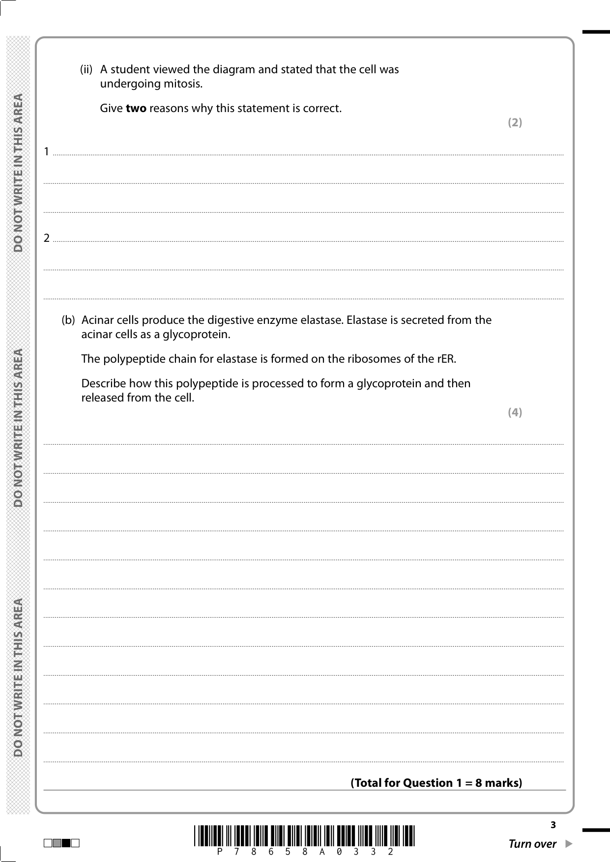 Pearson Edexcel A Level Biology Paper 2 2025 Question Paper IMG-3