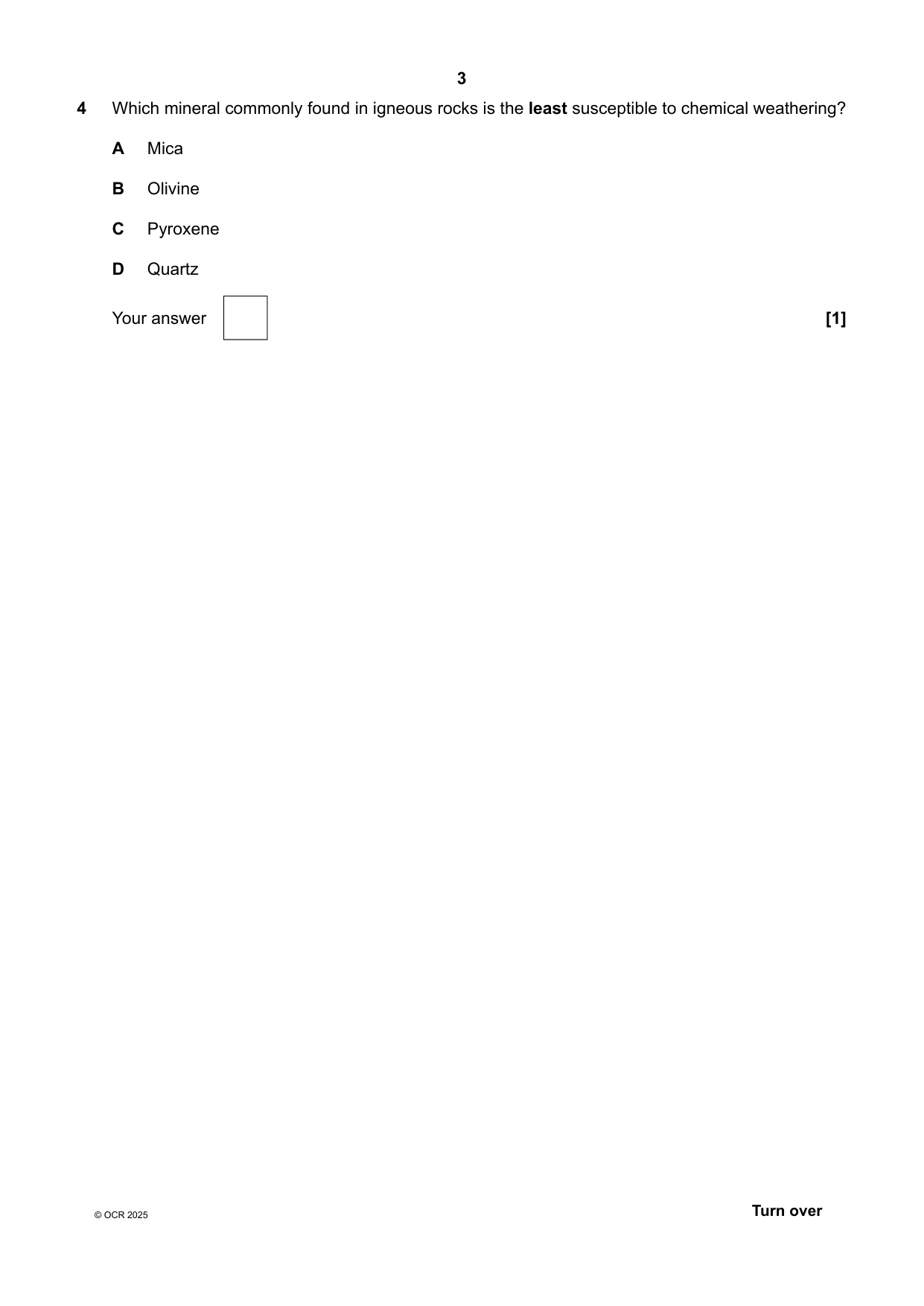 OCR AS Geology Paper 1 2025 Question Paper IMG-3
