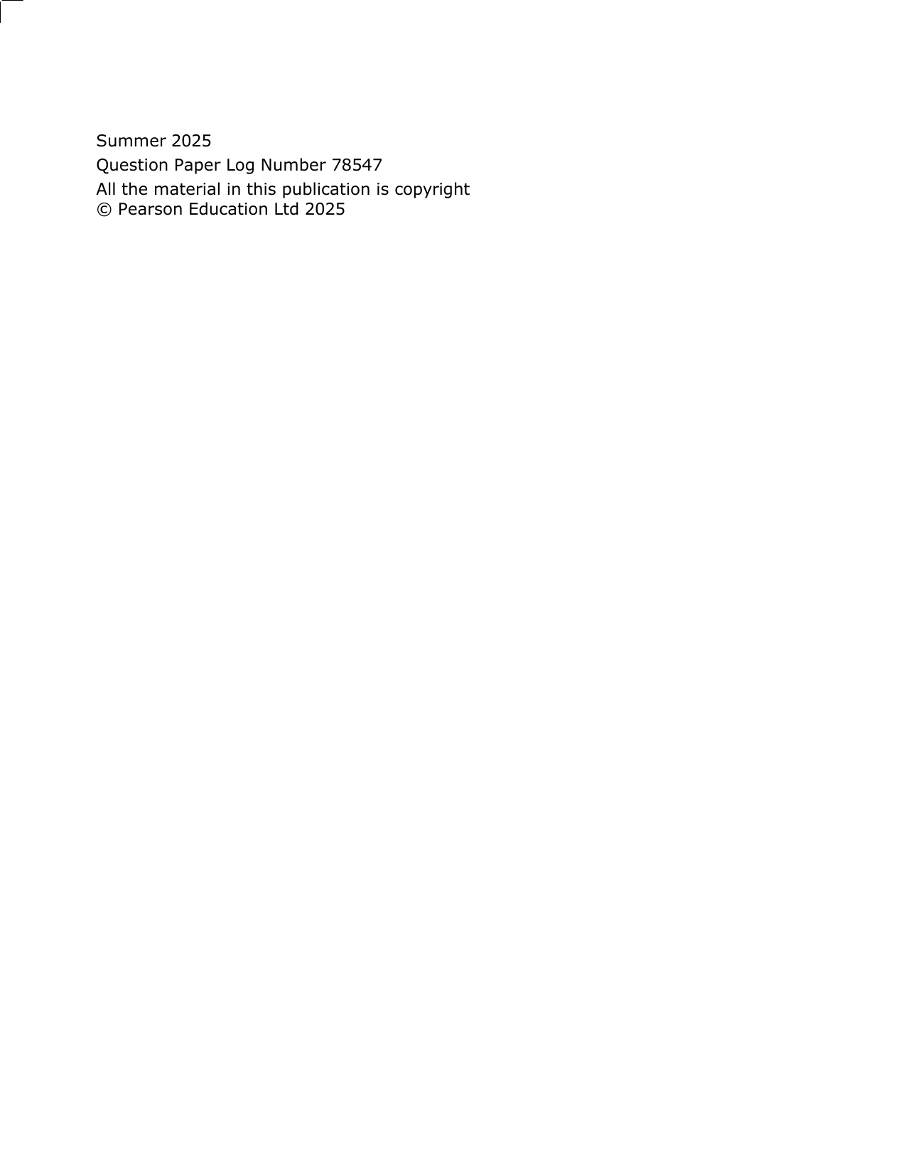 Pearson Edexcel GCSE Spanish Paper 1F 2025 Mark Scheme IMG-3