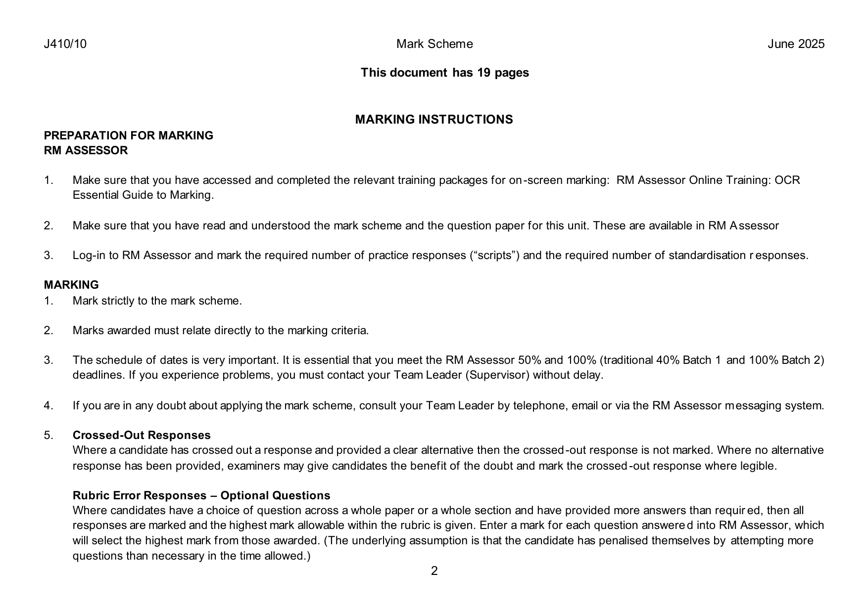 OCR GCSE History Paper 10 2025 Mark Scheme IMG-3