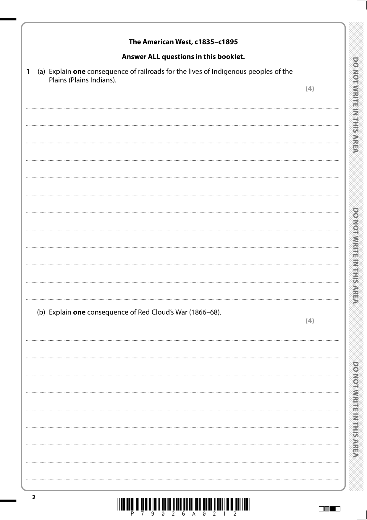 Pearson Edexcel GCSE History Paper P3 2025 Question Paper
