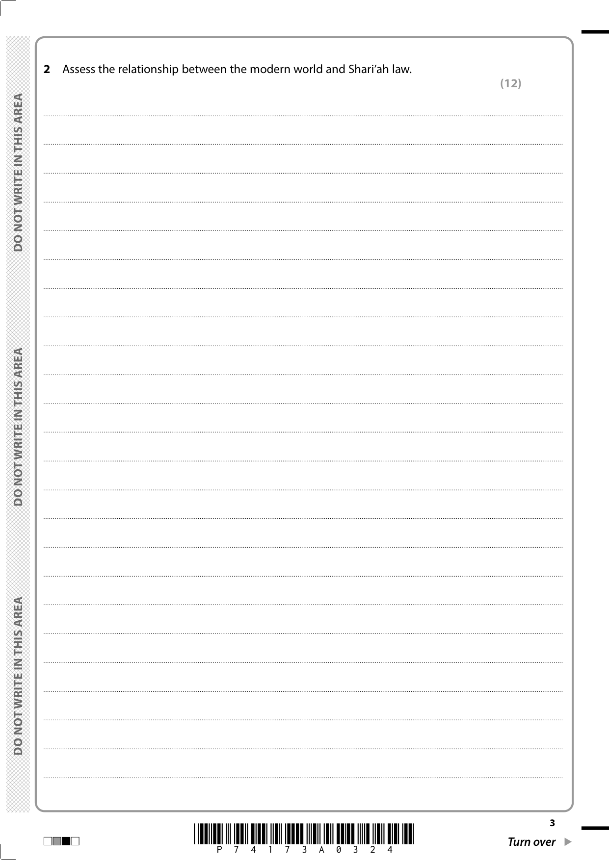 Pearson Edexcel A Level Religious Studies Paper 4D 2025 QP IMG-3