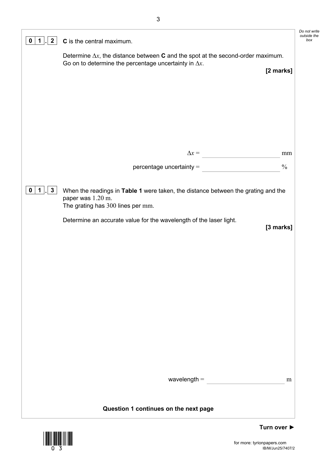 AQA AS Physics Paper 2 2025 Question Paper IMG-3