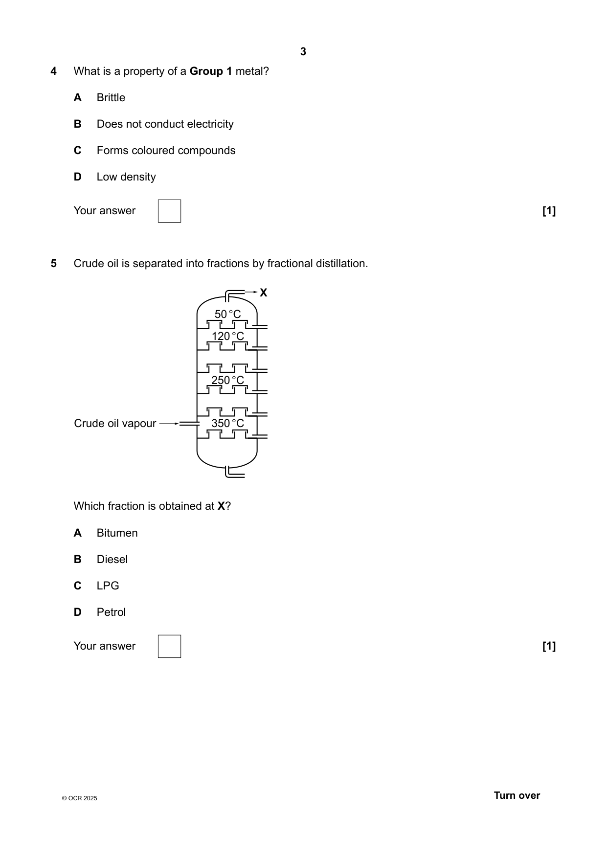OCR GCSE Chemistry Paper 2 2025 Question Paper IMG-3