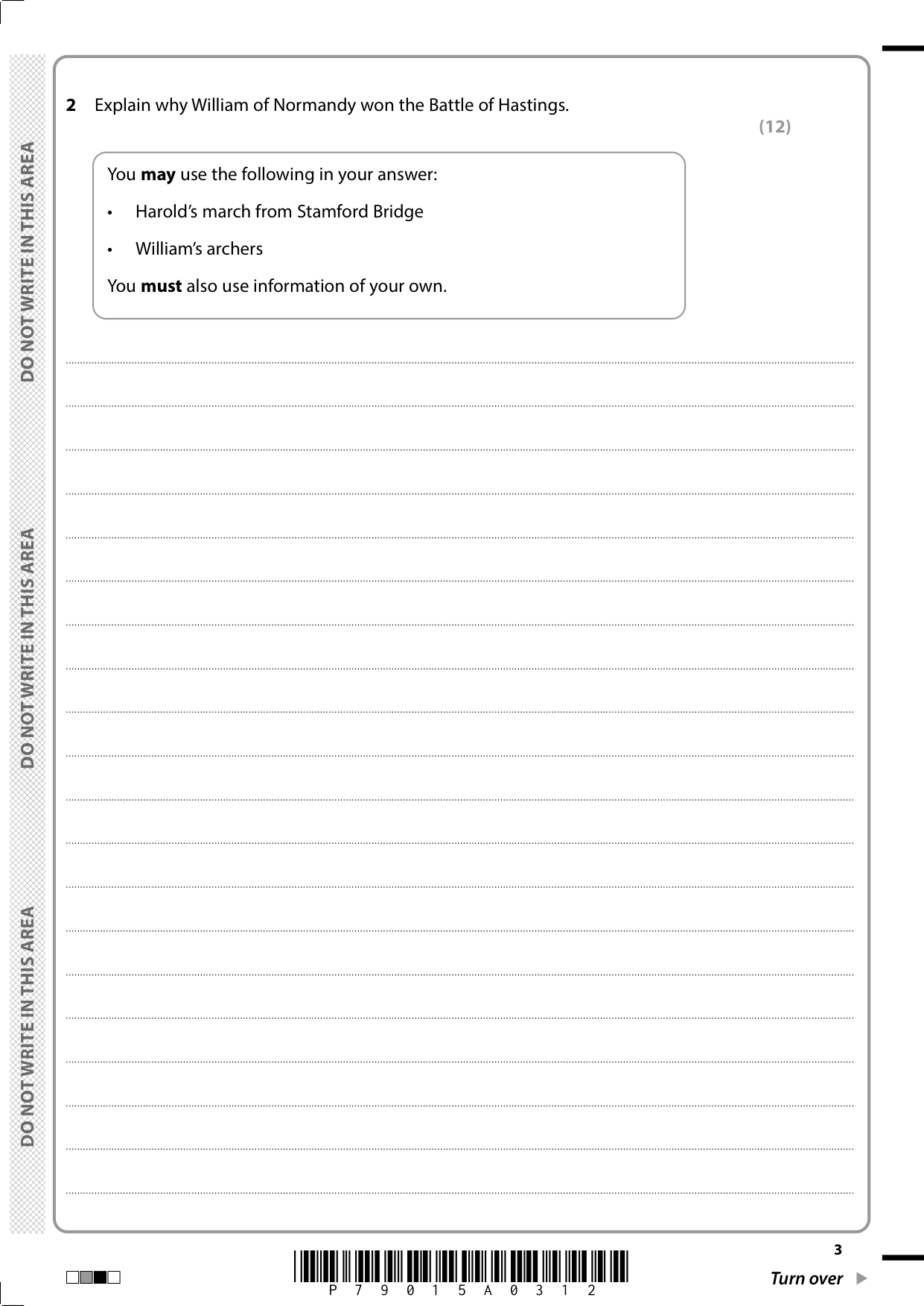 Pearson Edexcel GCSE History Paper B1 2025 Question Paper IMG-3