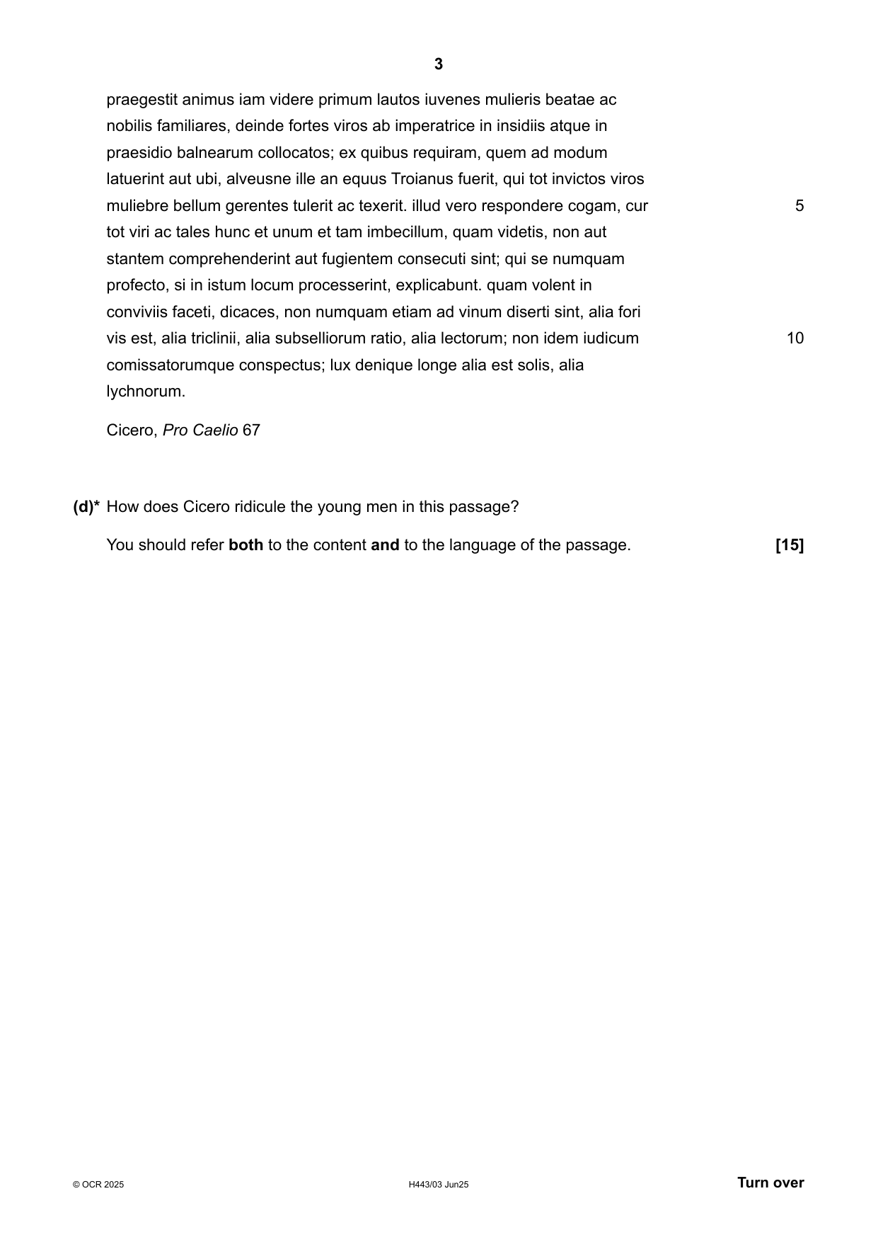 OCR A Level Latin Paper 3 2025 Question Paper IMG-3