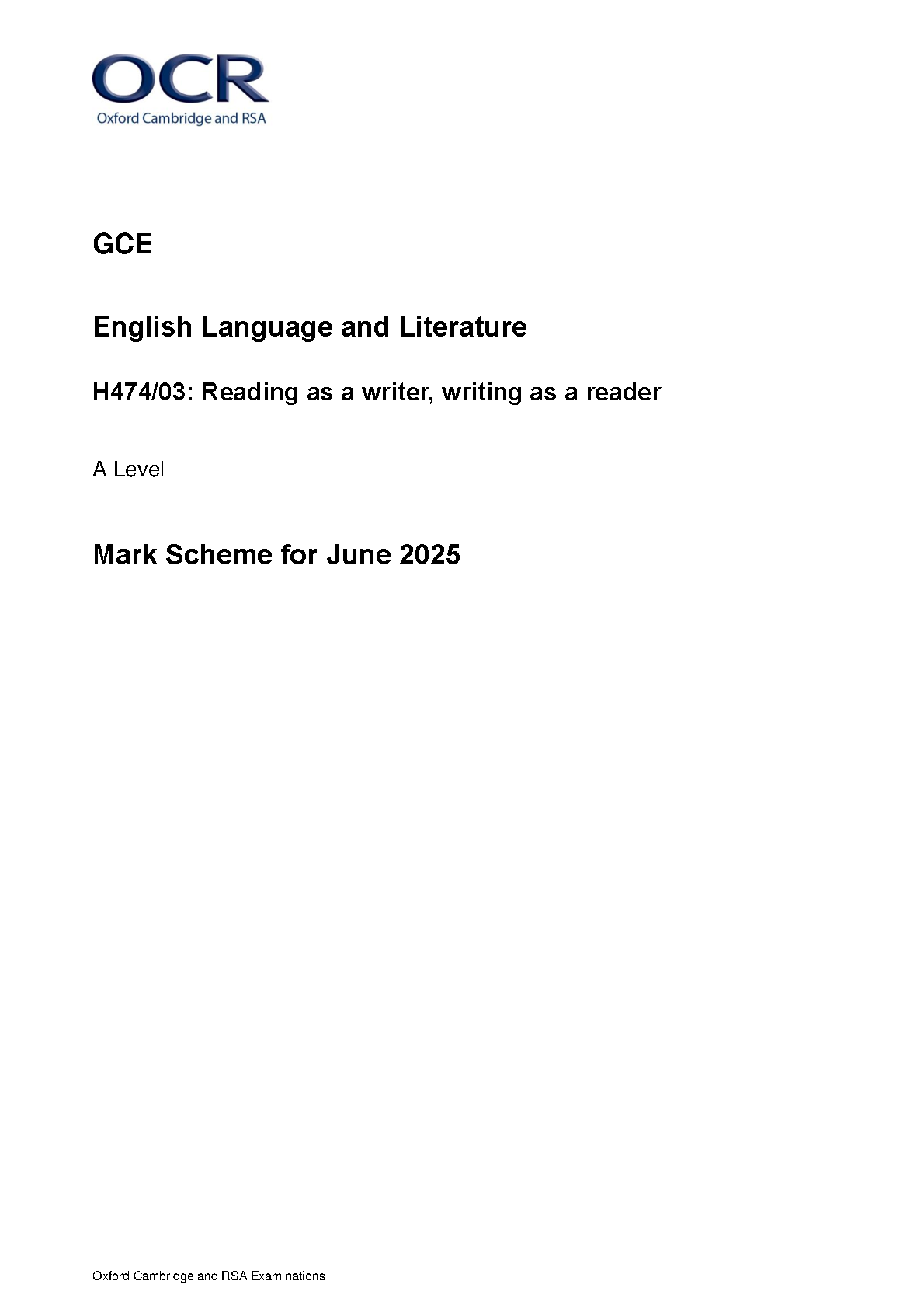 OCR A Level English Language and Literature Paper 3 2025 Ms IMG-1