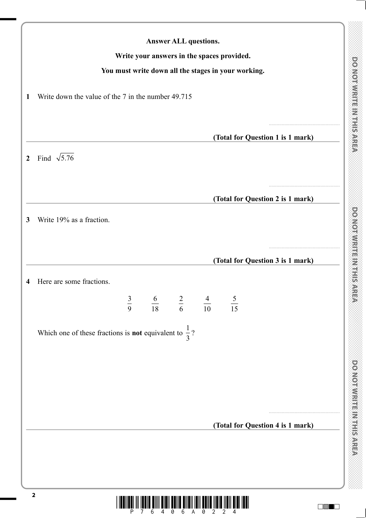 Pearson Edexcel GCSE Maths Paper 3F 2025 Question Paper PDF