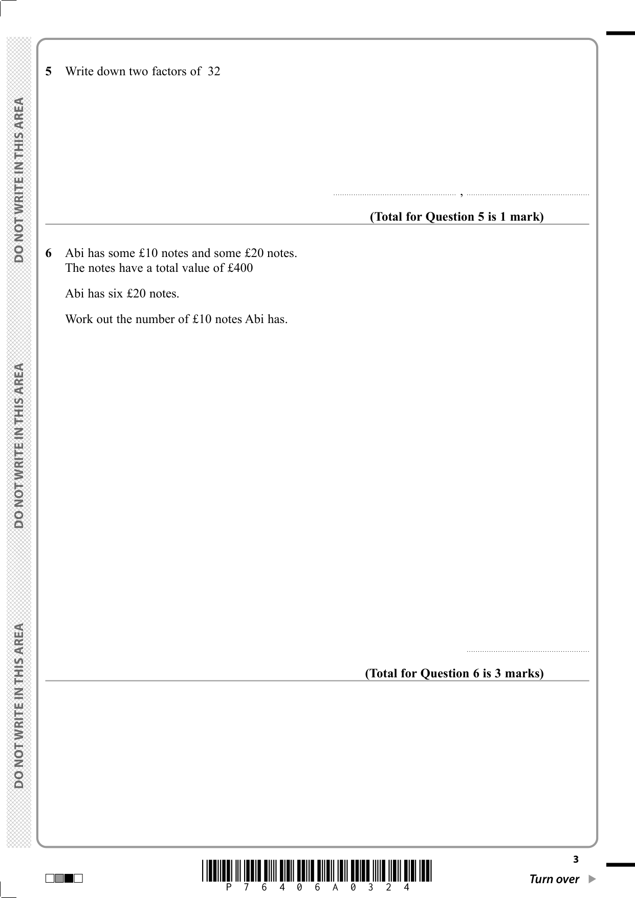 Pearson Edexcel GCSE Maths Paper 3F 2025 Question Paper PDF IMG-3