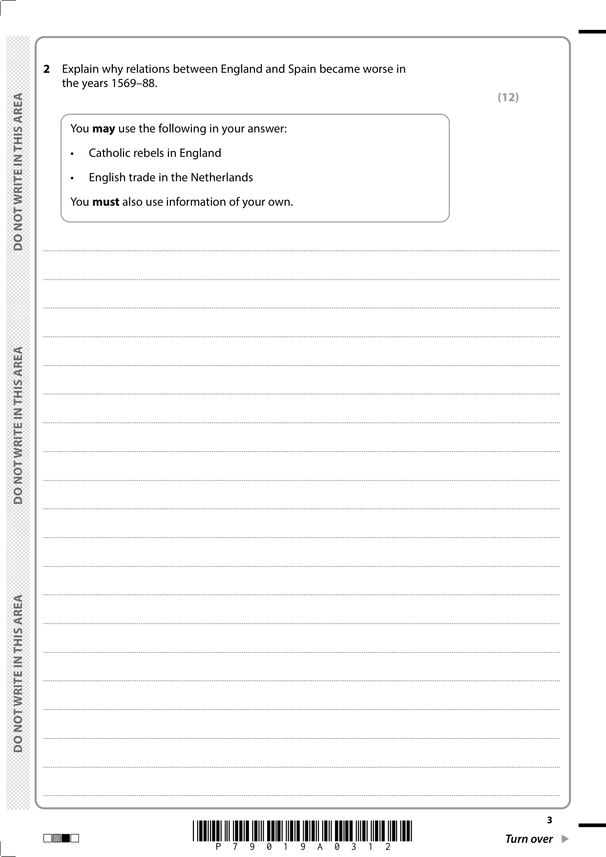 Pearson Edexcel GCSE History Paper B4 2025 Question Paper IMG-3