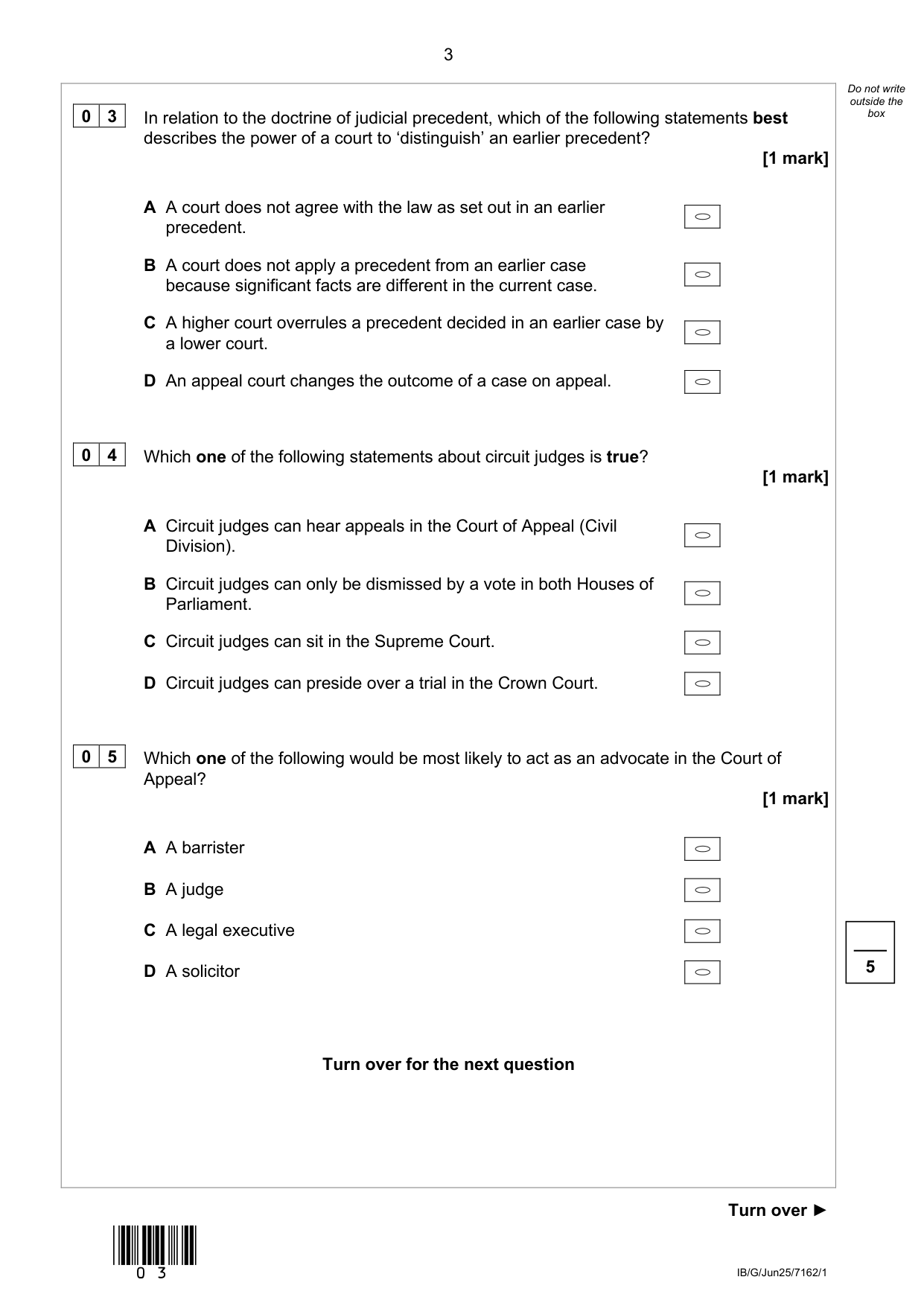 AQA A Level Law Paper 1 2025 QP PDF IMG-3