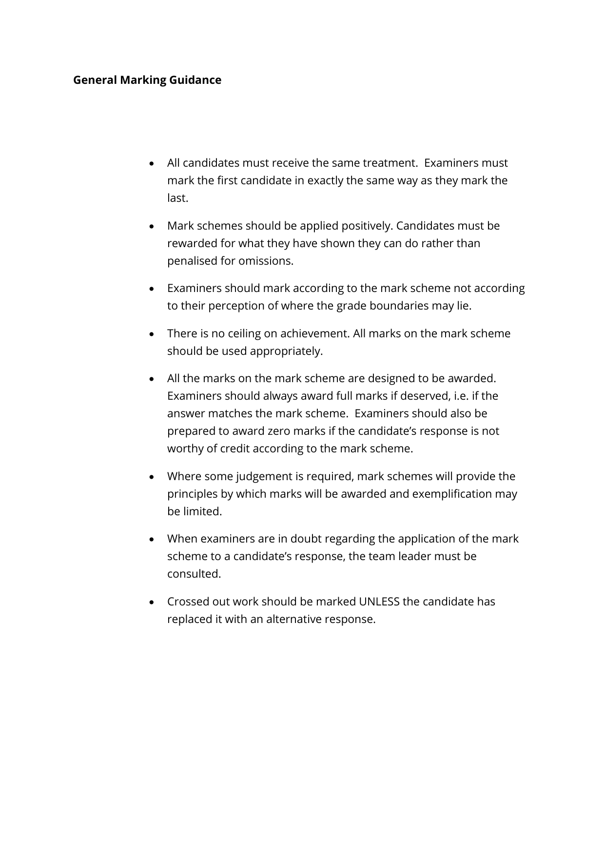 Pearson Edexcel AS Business Paper 1 2025 Mark Scheme IMG-3
