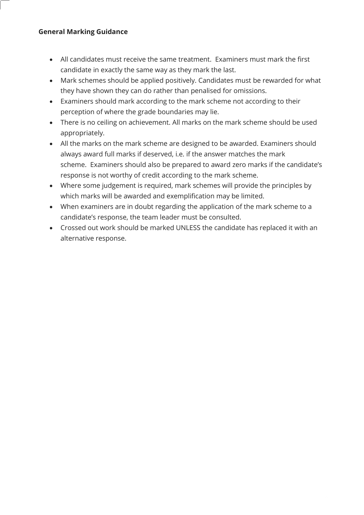 Pearson Edexcel GCSE German Paper 1H 2025 Mark Scheme PDF IMG-3