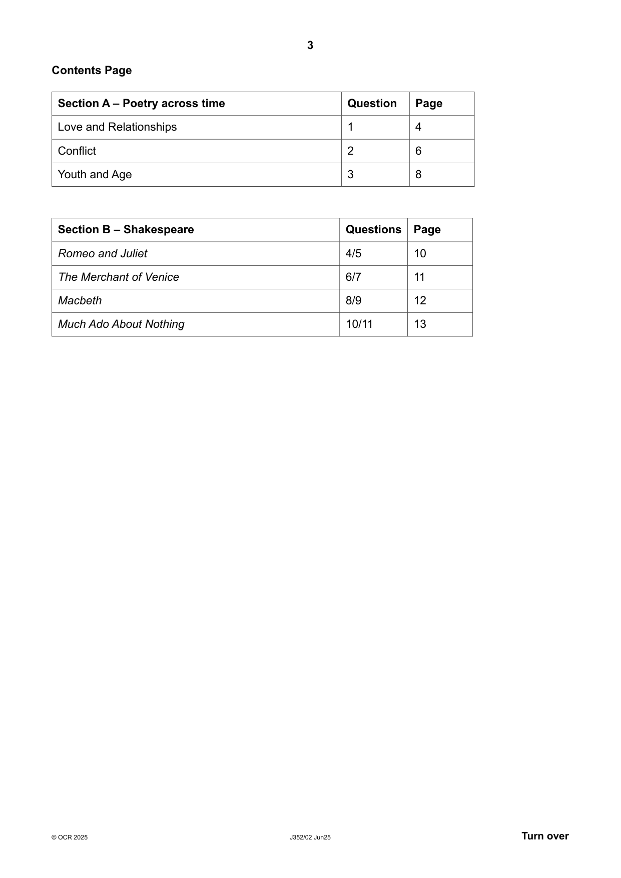 OCR GCSE English Literature Paper 2 2025 Question Paper IMG-3