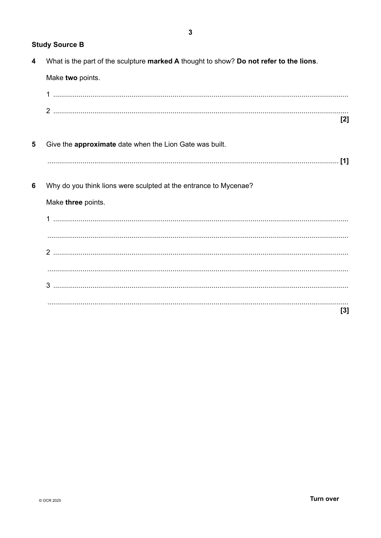 OCR GCSE Classical Civilisation Paper 21 2025 QP IMG-3